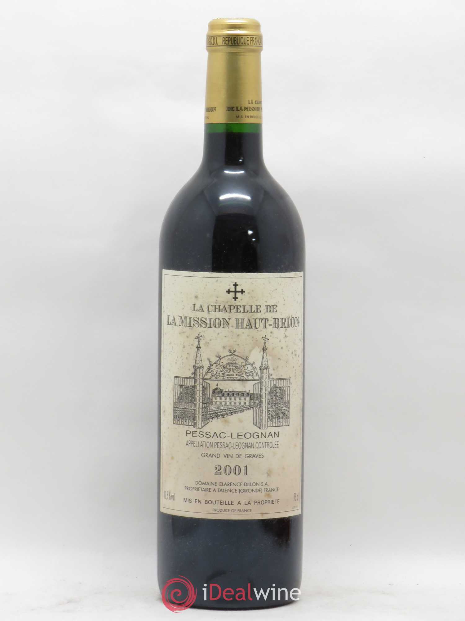 La Chapelle de La Mission Haut-Brion Second Vin 2001 - Lot de 1 bouteille - 0