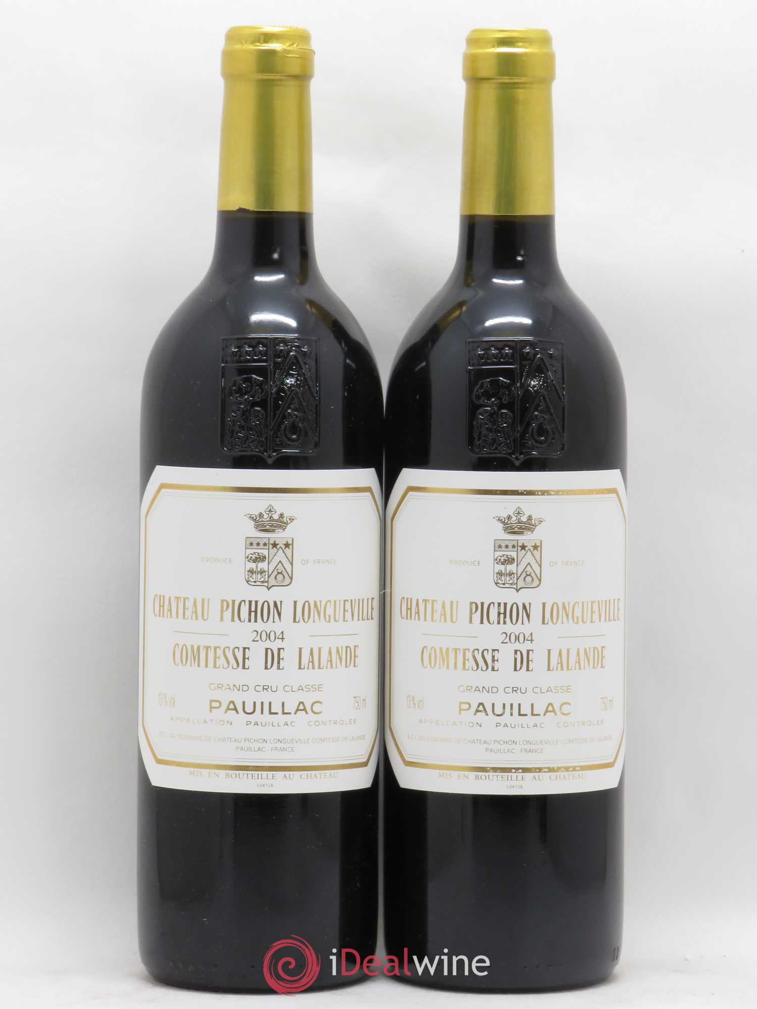 Château Pichon Longueville Comtesse de Lalande 2ème Grand Cru Classé 2004 - Lot de 2 bouteilles - 0