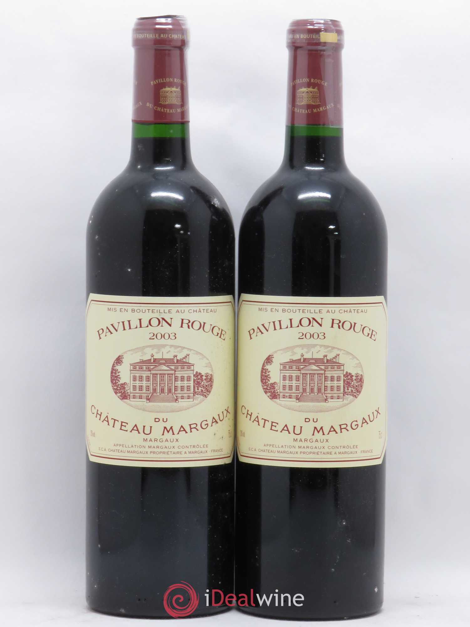 Pavillon Rouge du Château Margaux Second Vin 2003 - Lot de 2 bouteilles - 0