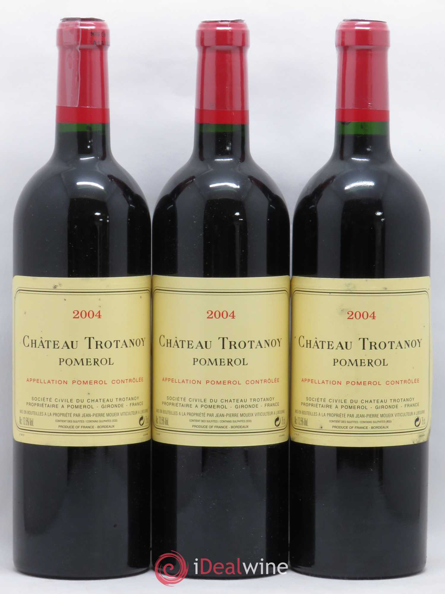 Château Trotanoy 2004 - Lot de 3 bouteilles - 0