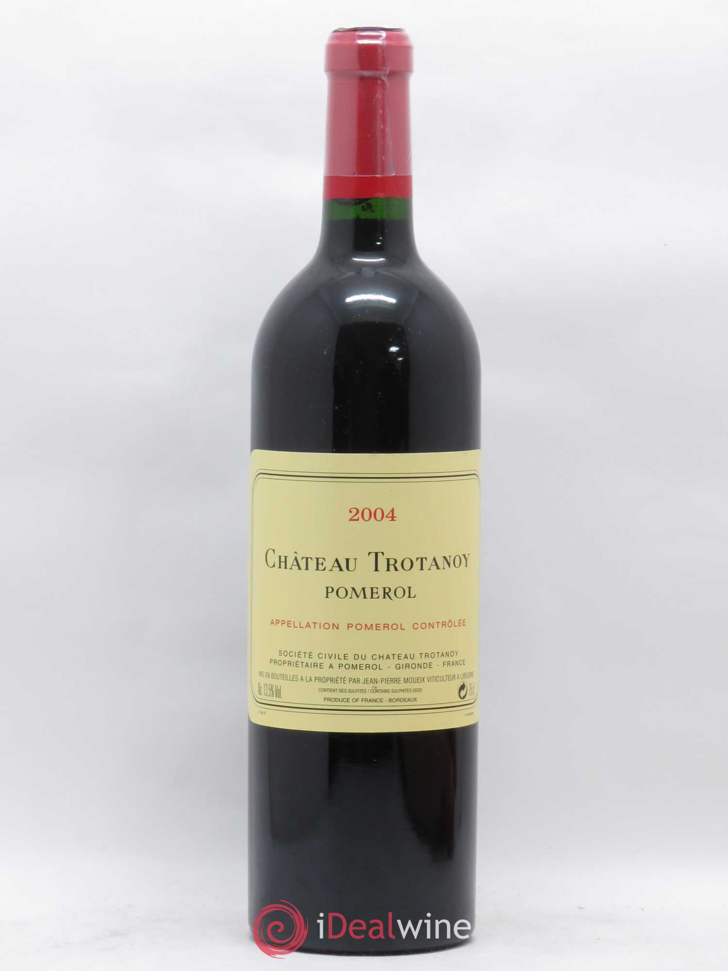 Château Trotanoy 2004 - Lot de 1 bouteille - 0
