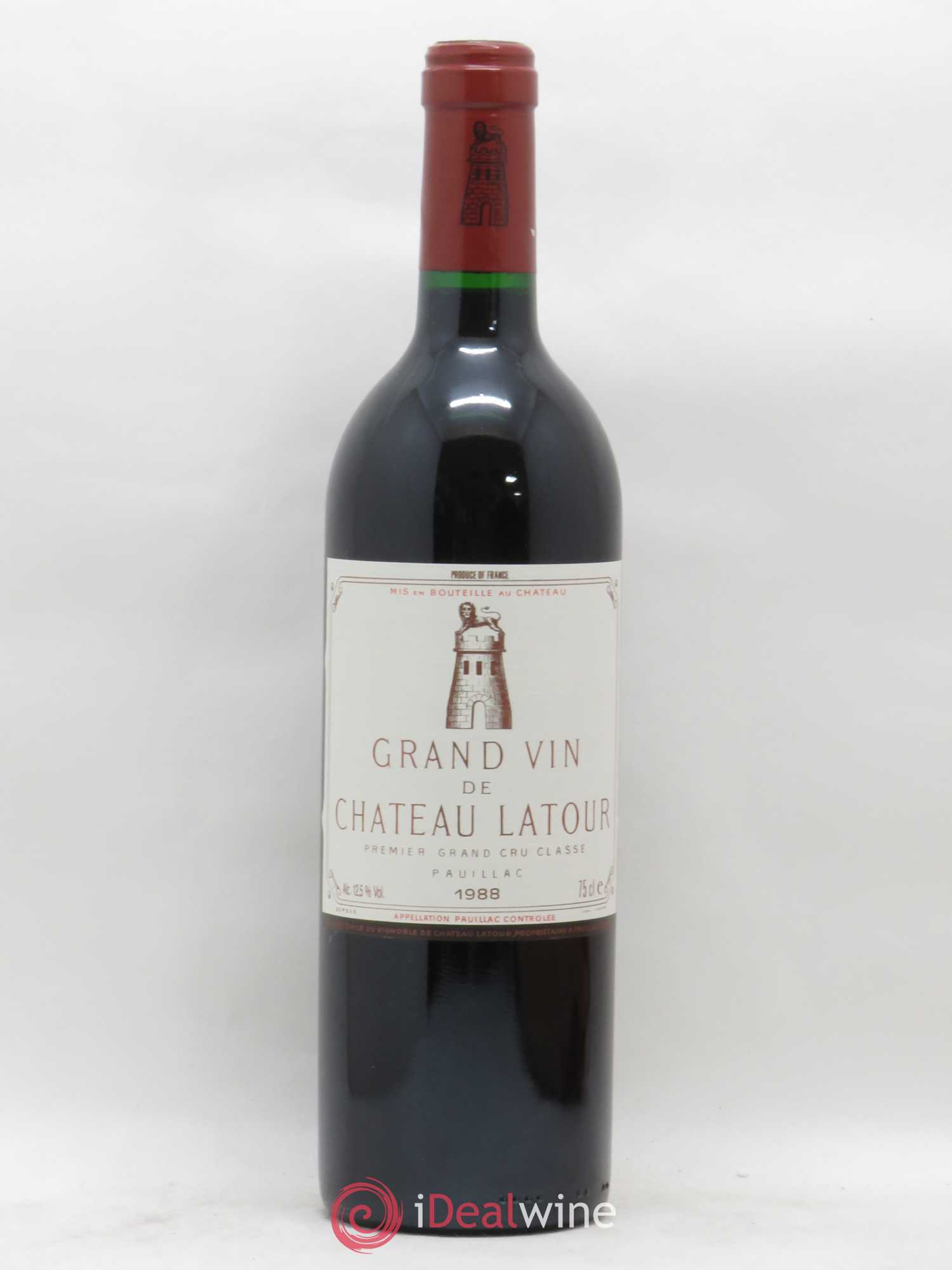 Château Latour 1er Grand Cru Classé 1988 - Lot de 1 bouteille - 0