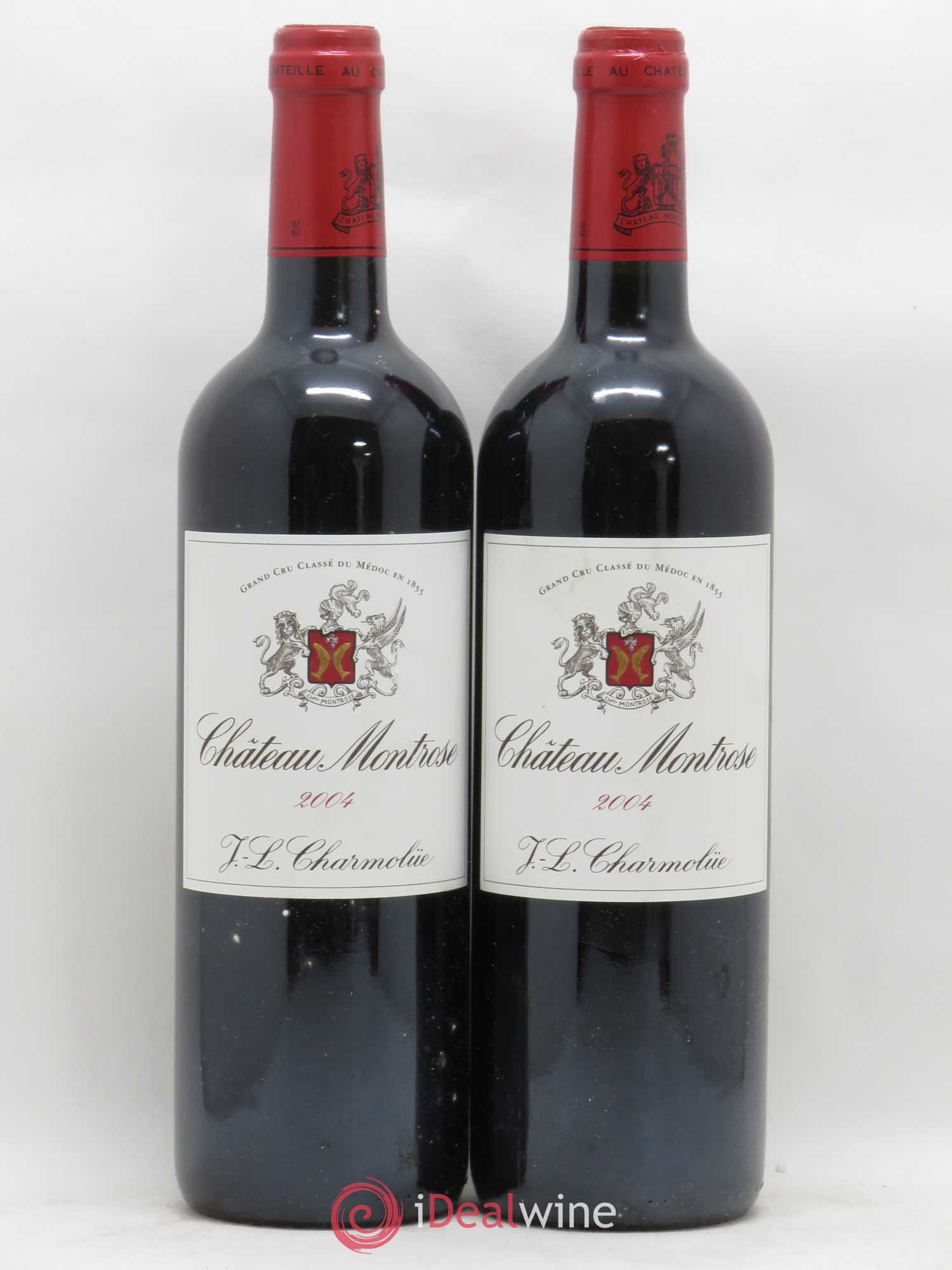 Château Montrose 2ème Grand Cru Classé 2004 - Lot de 2 bouteilles - 0