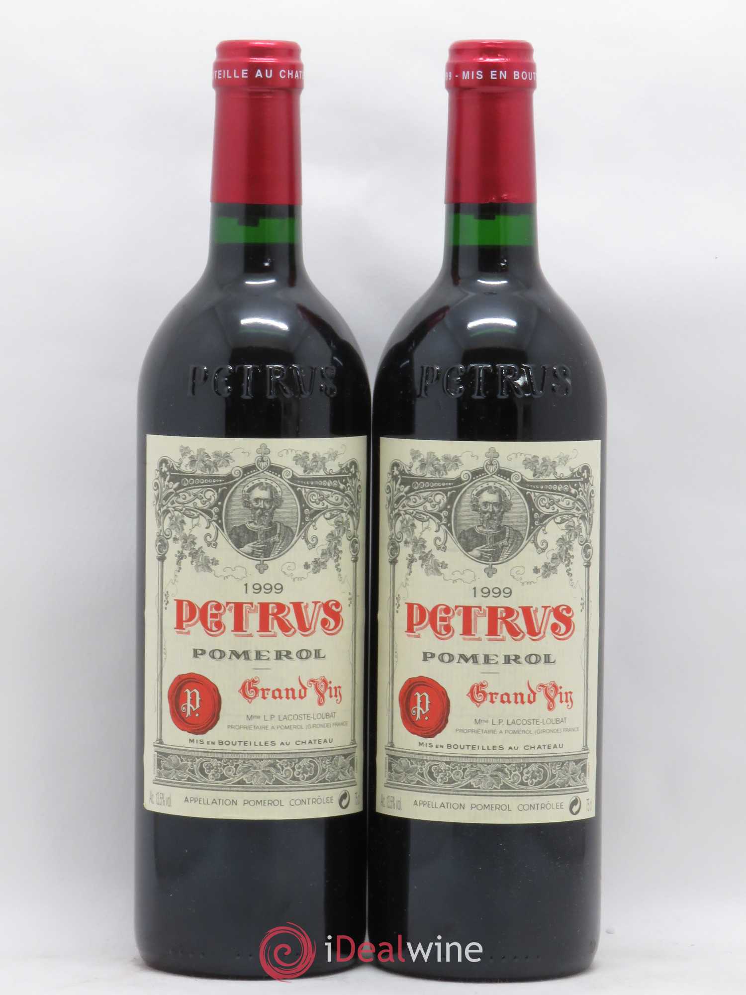 Petrus 1999 - Lot de 2 bouteilles - 0