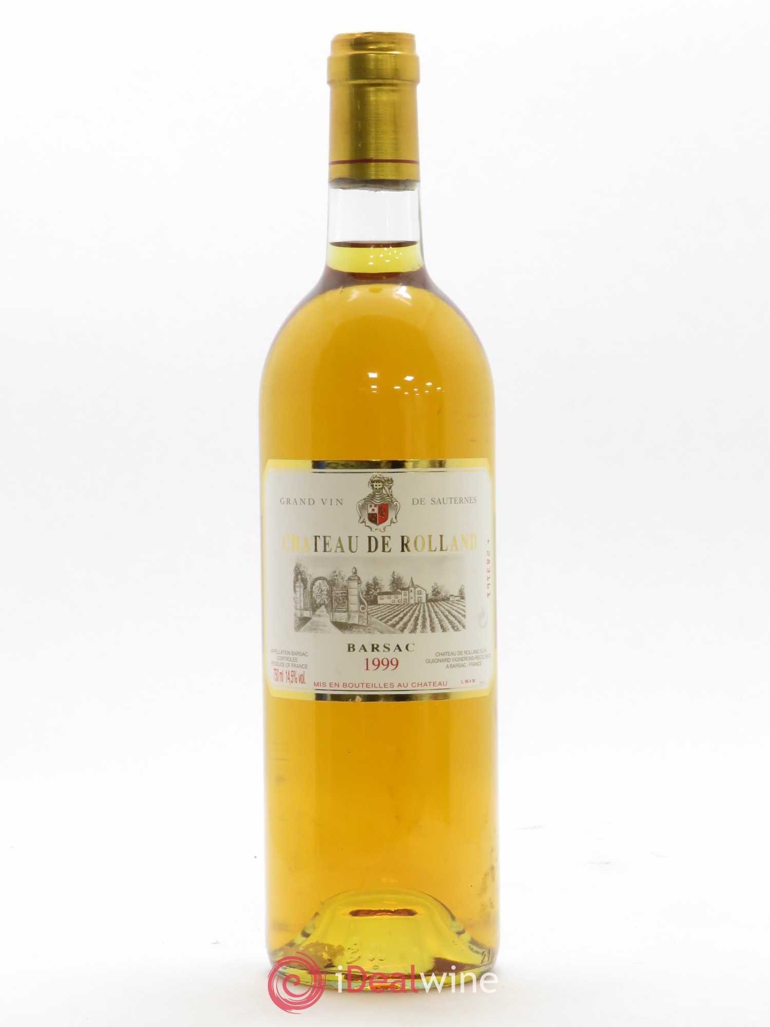 Château de Rolland Cru Bourgeois 1999 - Lot de 1 bouteille - 0