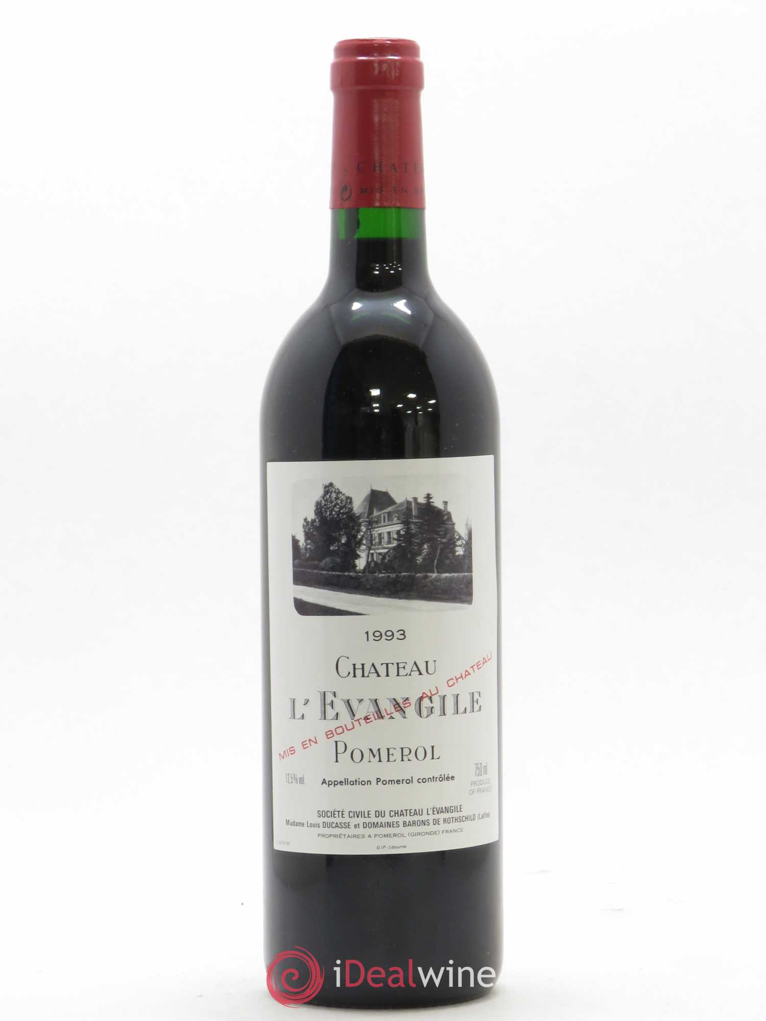 Château l' Évangile 1993 - Lot de 1 bouteille - 0
