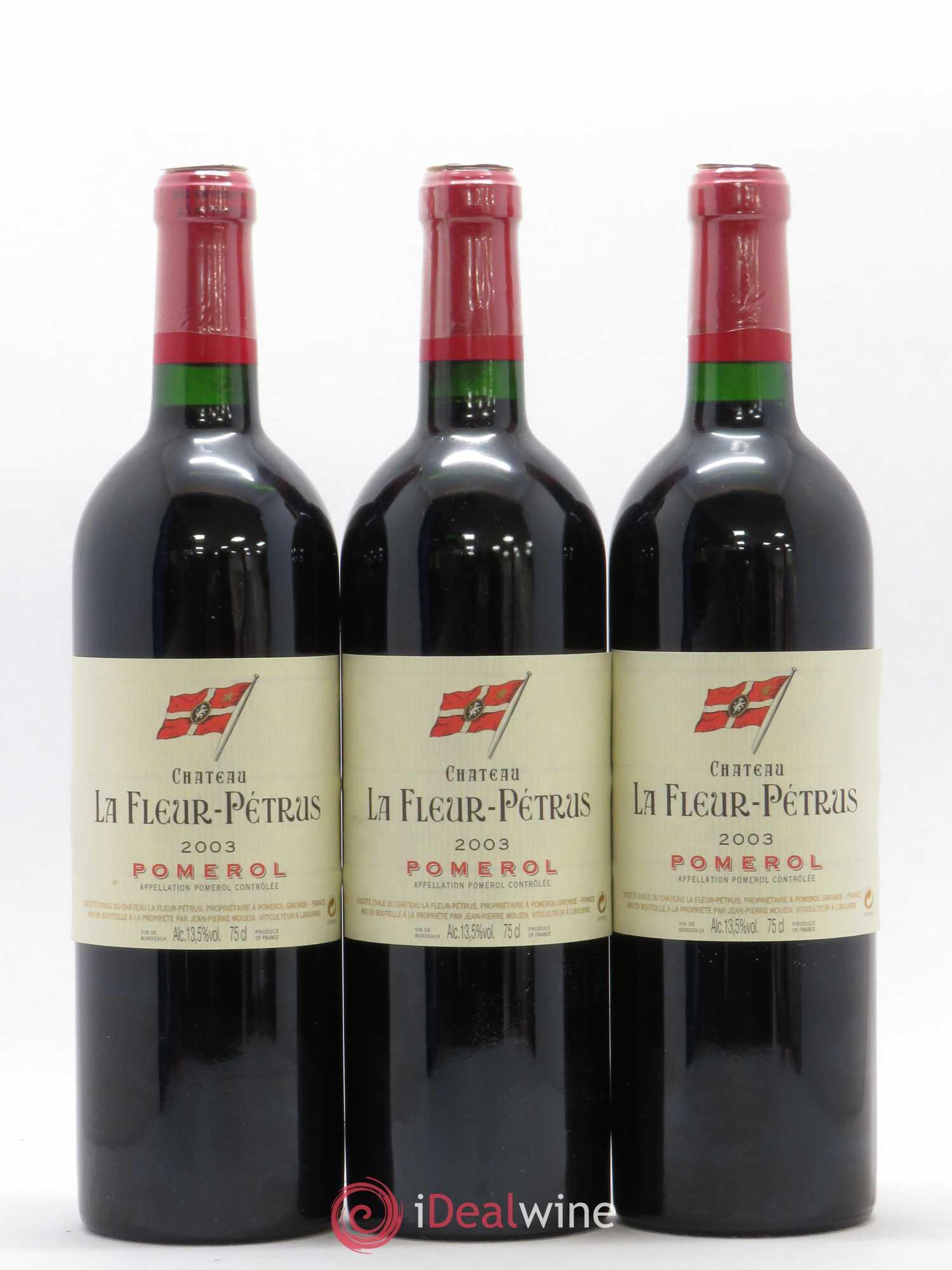 Château la Fleur Petrus 2003 - Lot de 3 bouteilles - 0