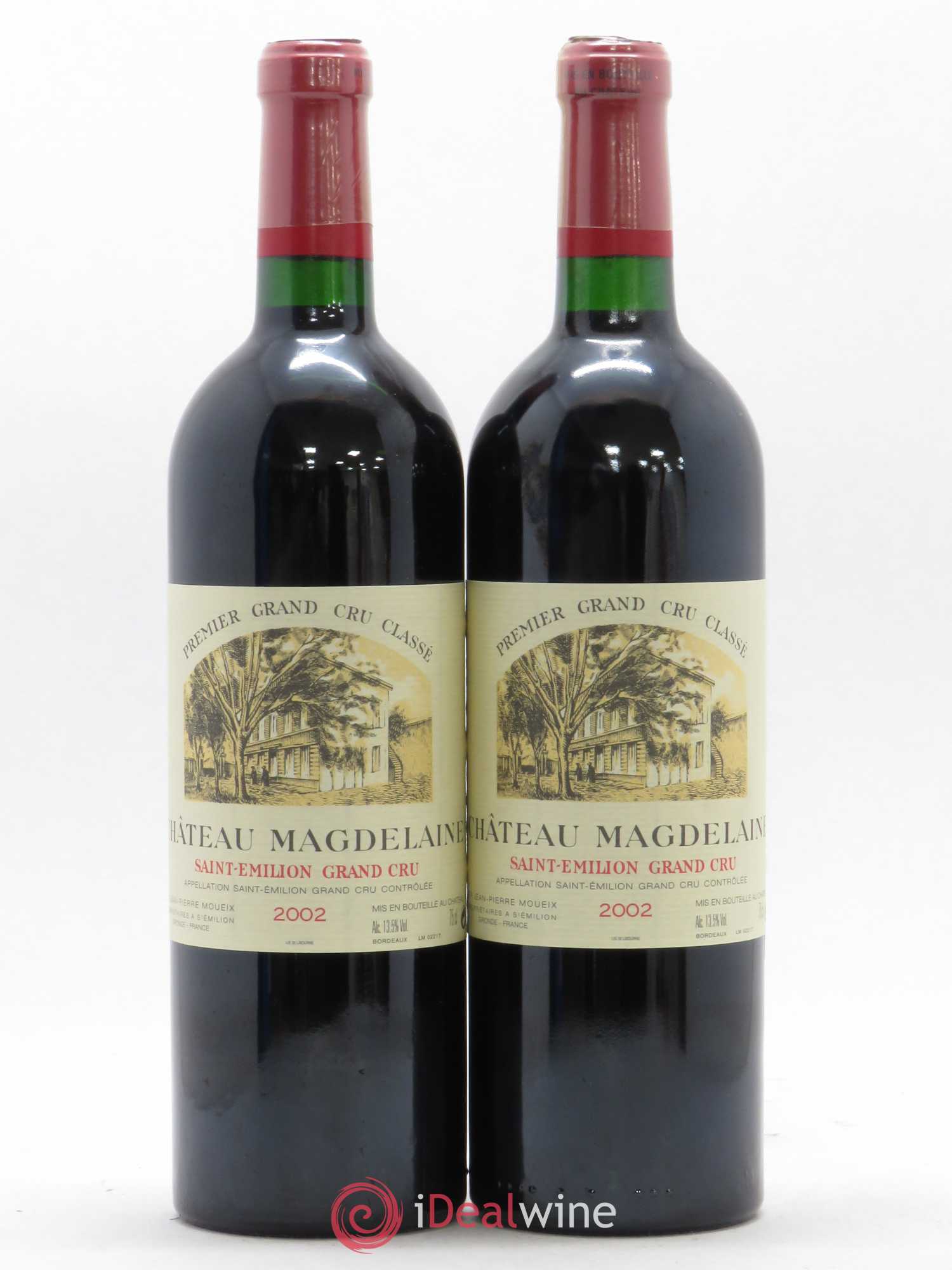 Château Magdelaine 2002 - Lot de 2 bouteilles - 0