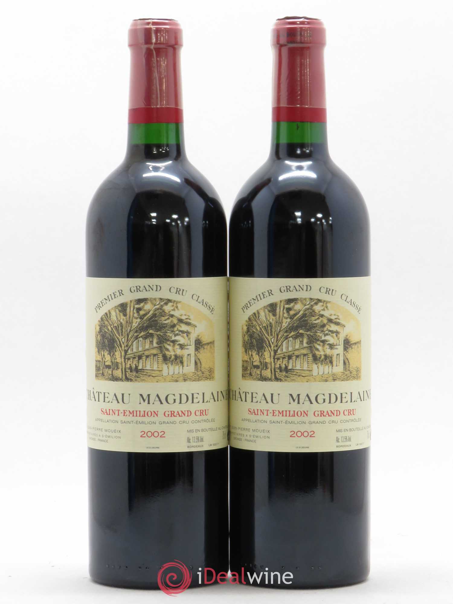 Château Magdelaine 2002 - Lot de 2 bouteilles - 0