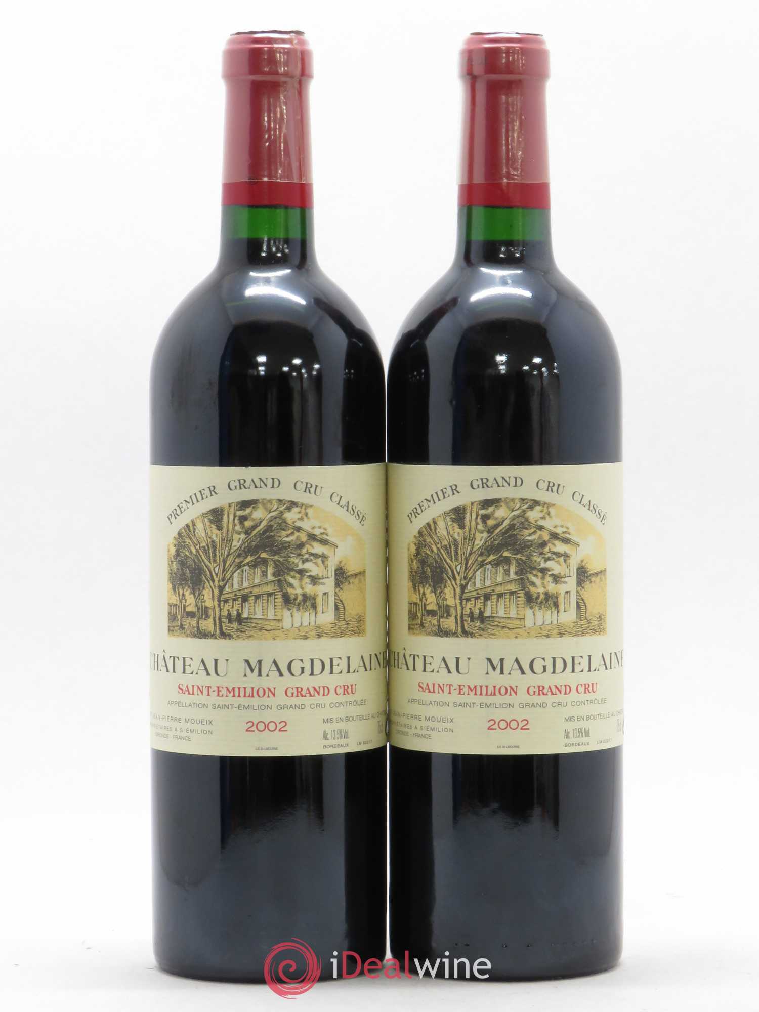 Château Magdelaine 2002 - Lot de 2 bouteilles - 0