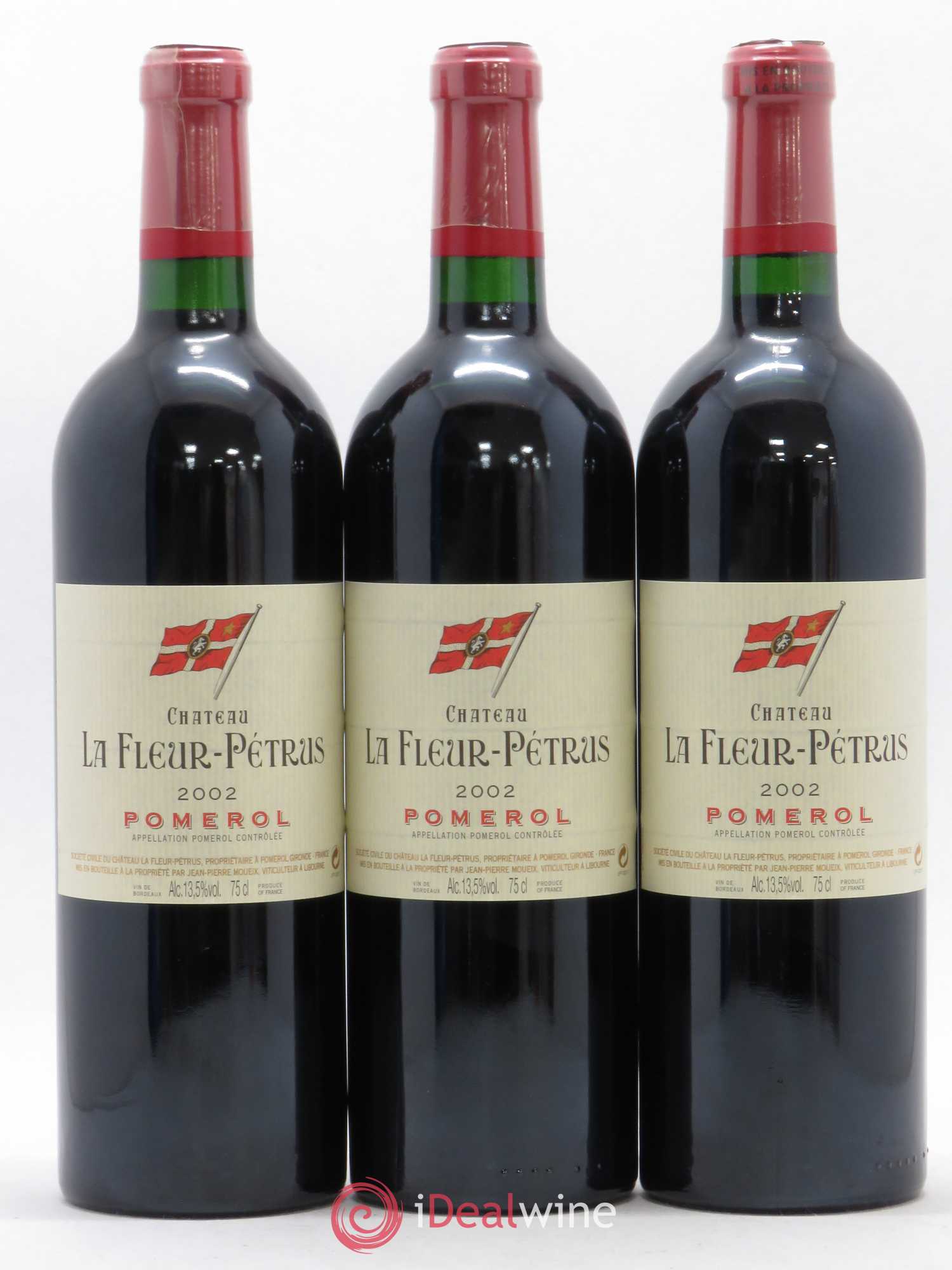 Château la Fleur Petrus 2002 - Lot de 3 bouteilles - 0