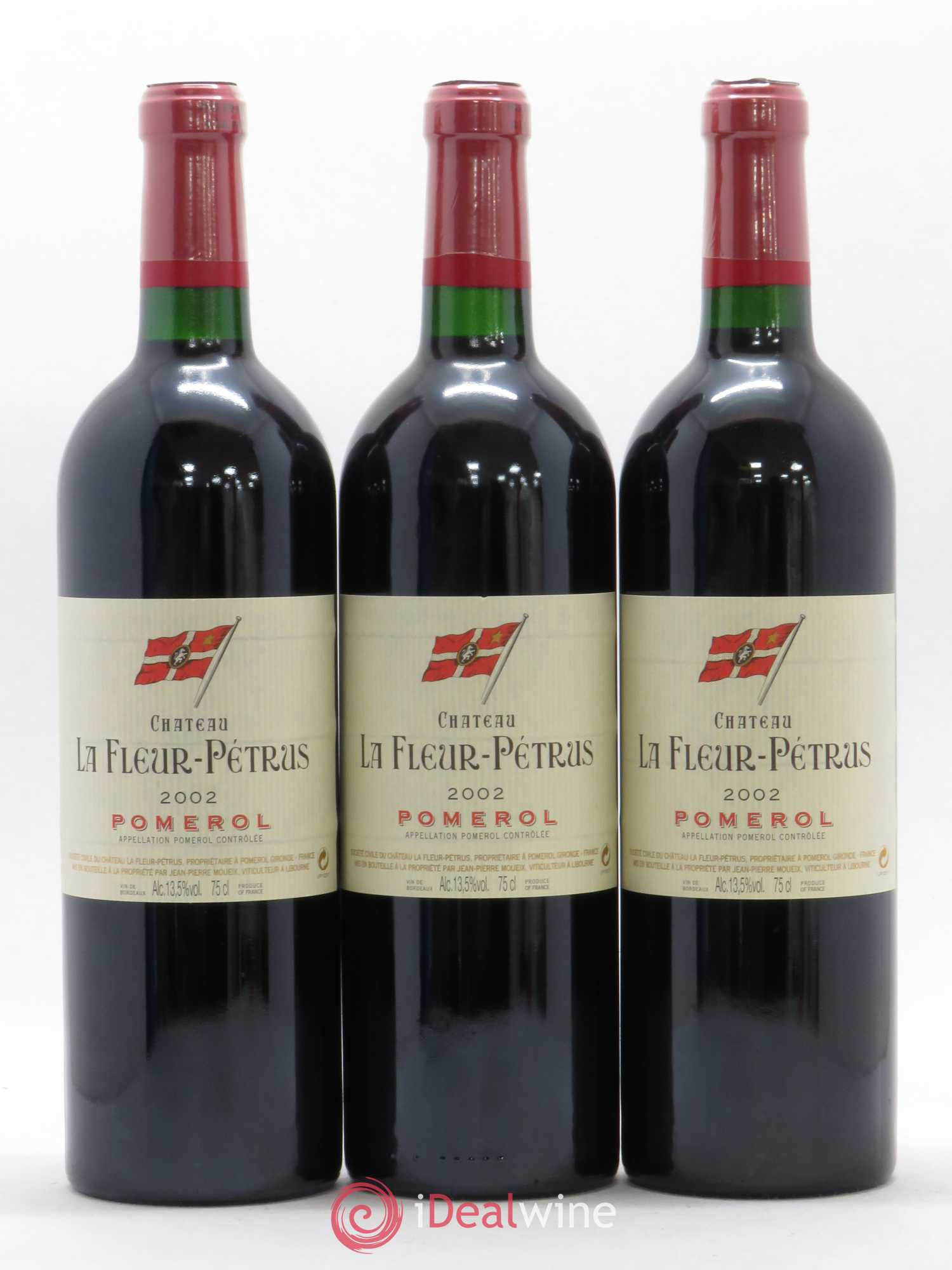Château la Fleur Petrus 2002 - Lot de 3 bouteilles - 0