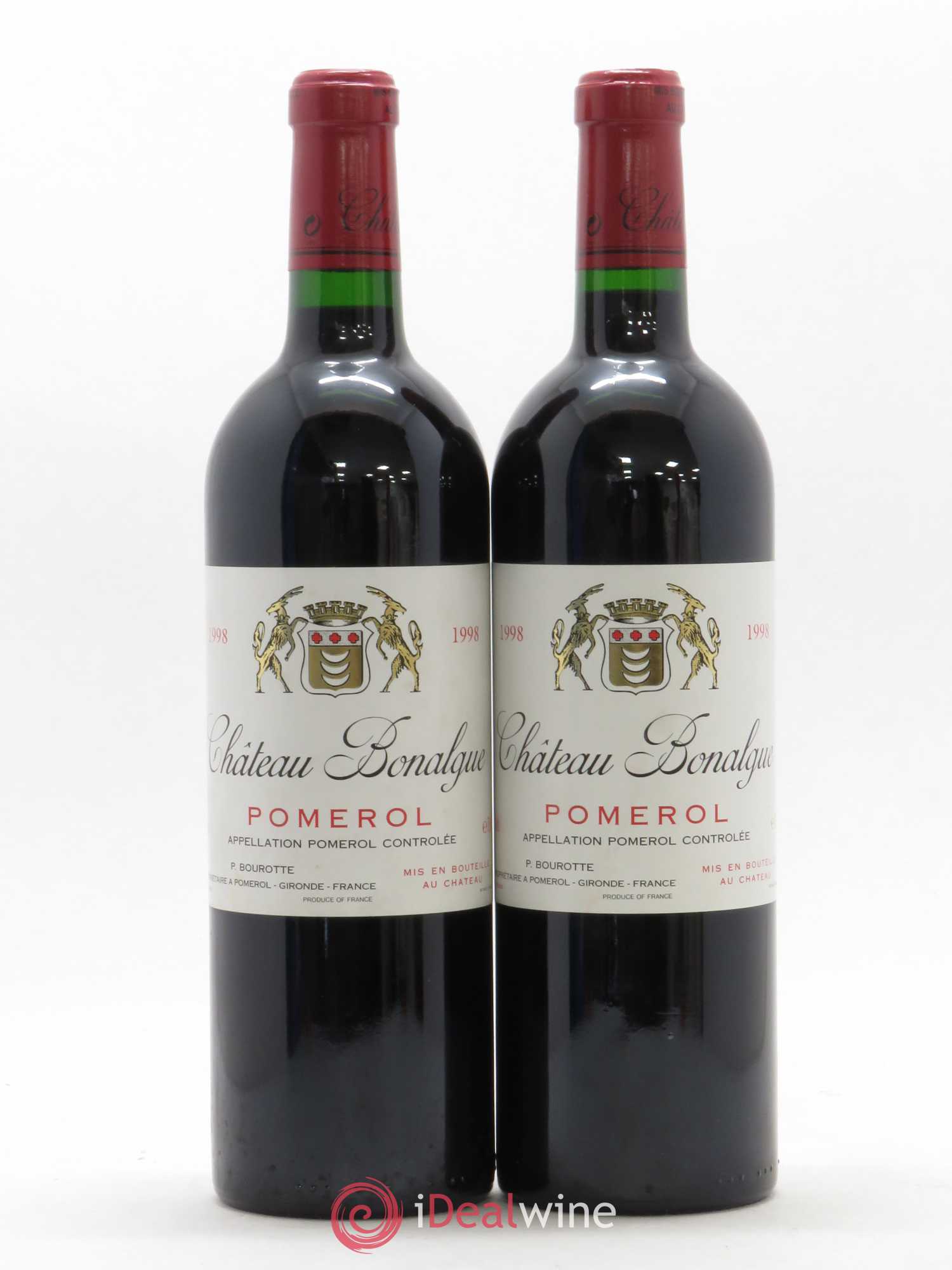 Château Bonalgue 1998 - Lot de 2 bouteilles - 0