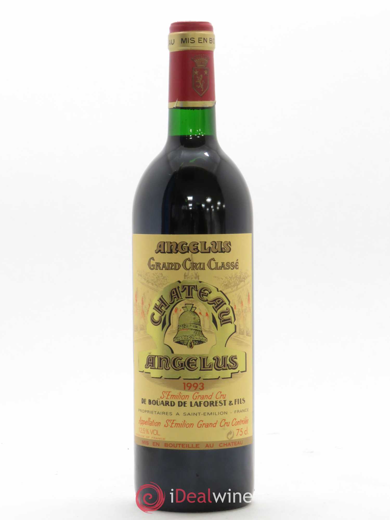 Château Angélus 1er Grand Cru Classé A 1993 - Lot de 1 bouteille - 0