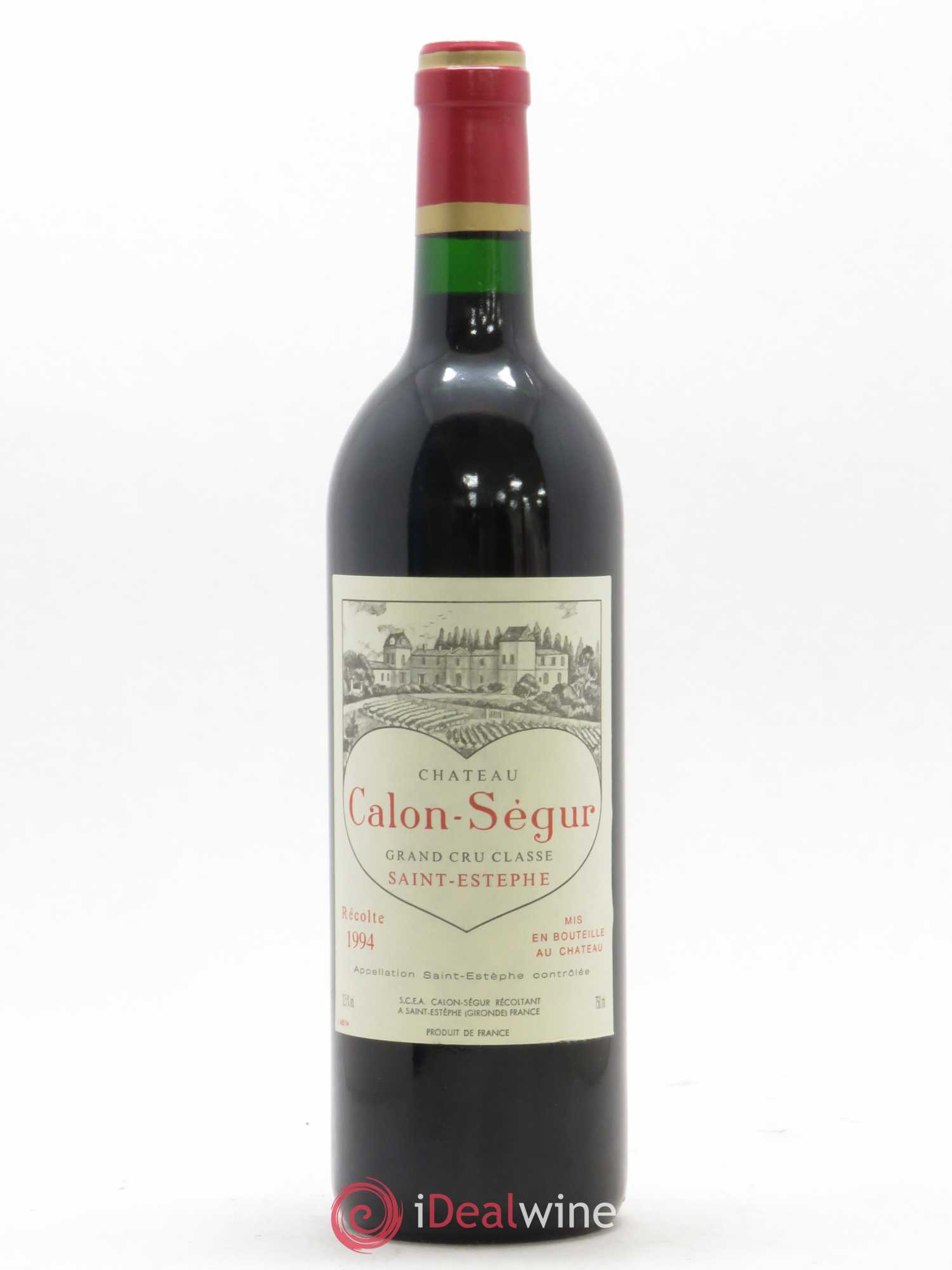 Château Calon Ségur 3ème Grand Cru Classé 1994 - Lot de 1 bouteille - 0