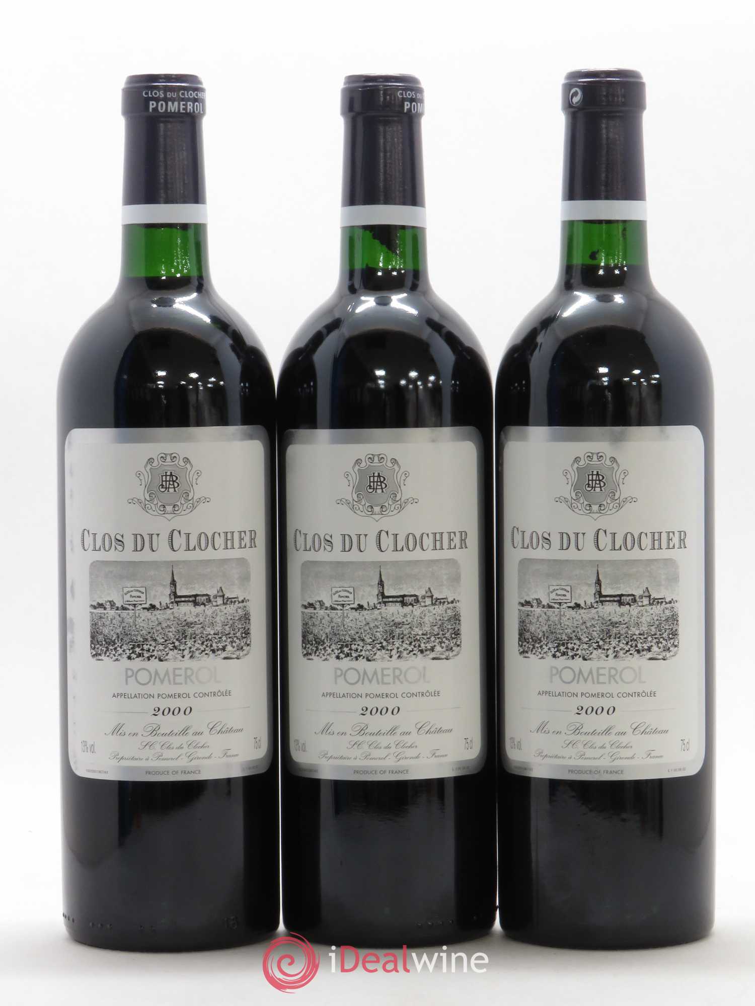 Clos du Clocher 2000 - Lot de 3 bouteilles - 0