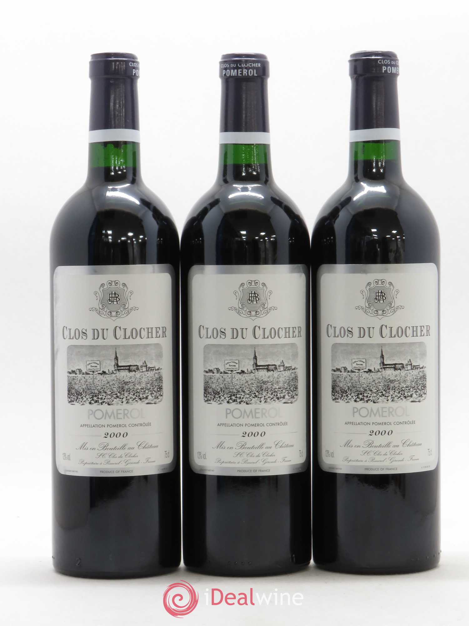 Clos du Clocher 2000 - Lot de 3 bouteilles - 0