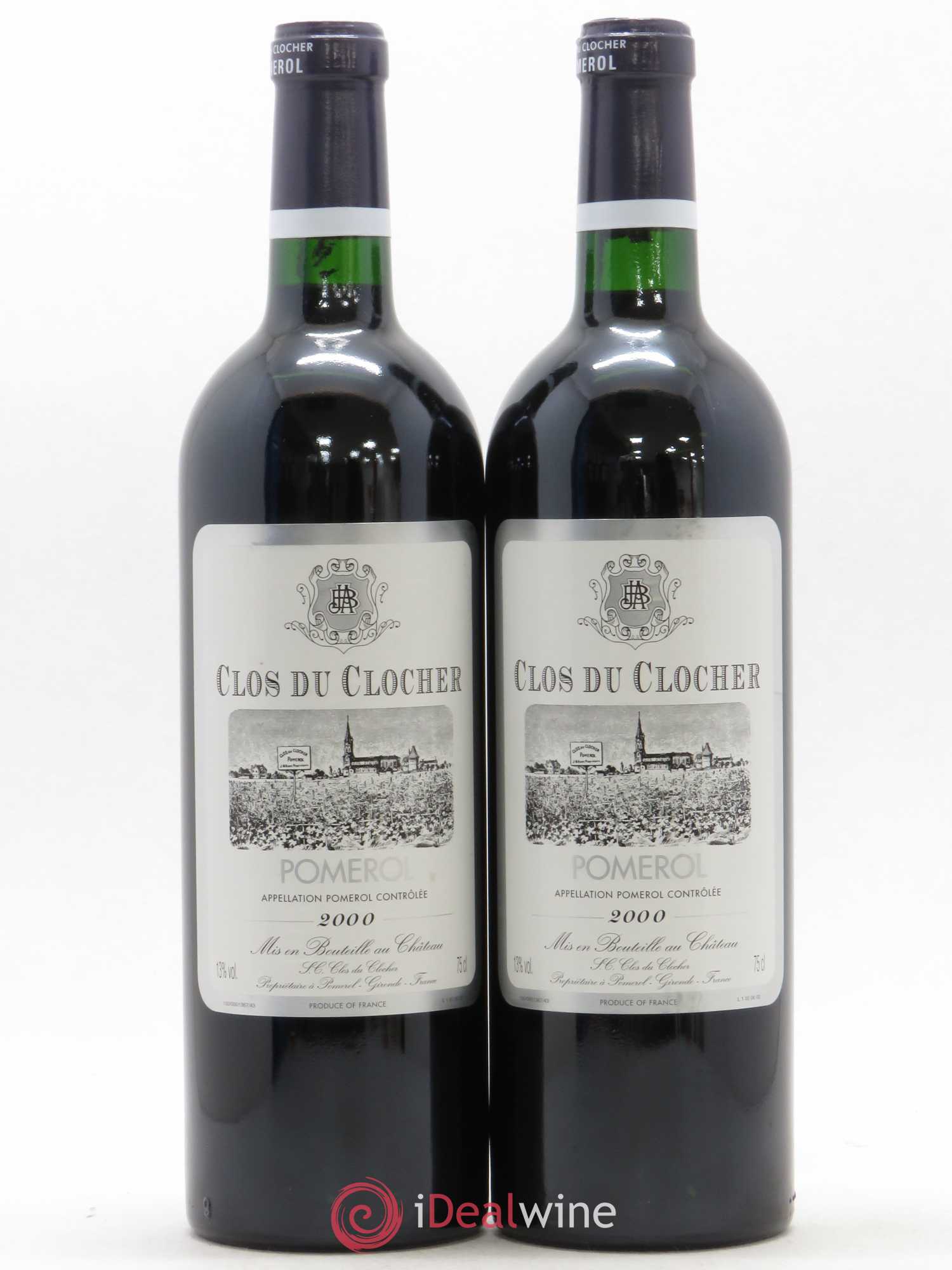 Clos du Clocher 2000 - Lot de 2 bouteilles - 0