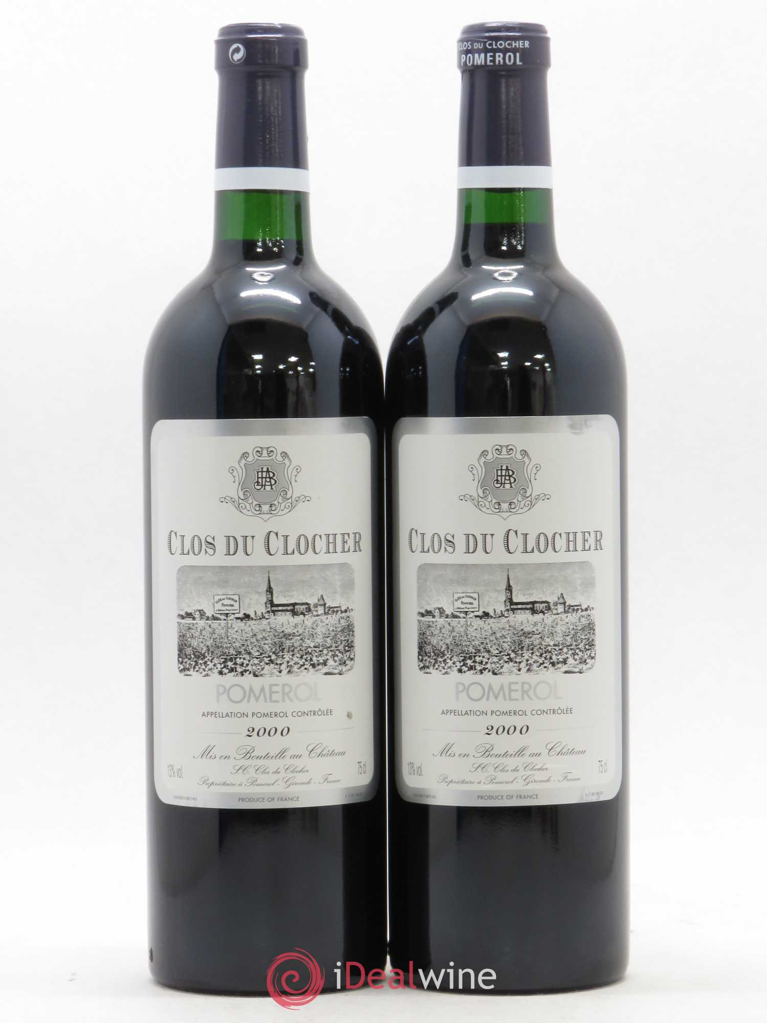 Clos du Clocher 2000 - Lot de 2 bouteilles - 0