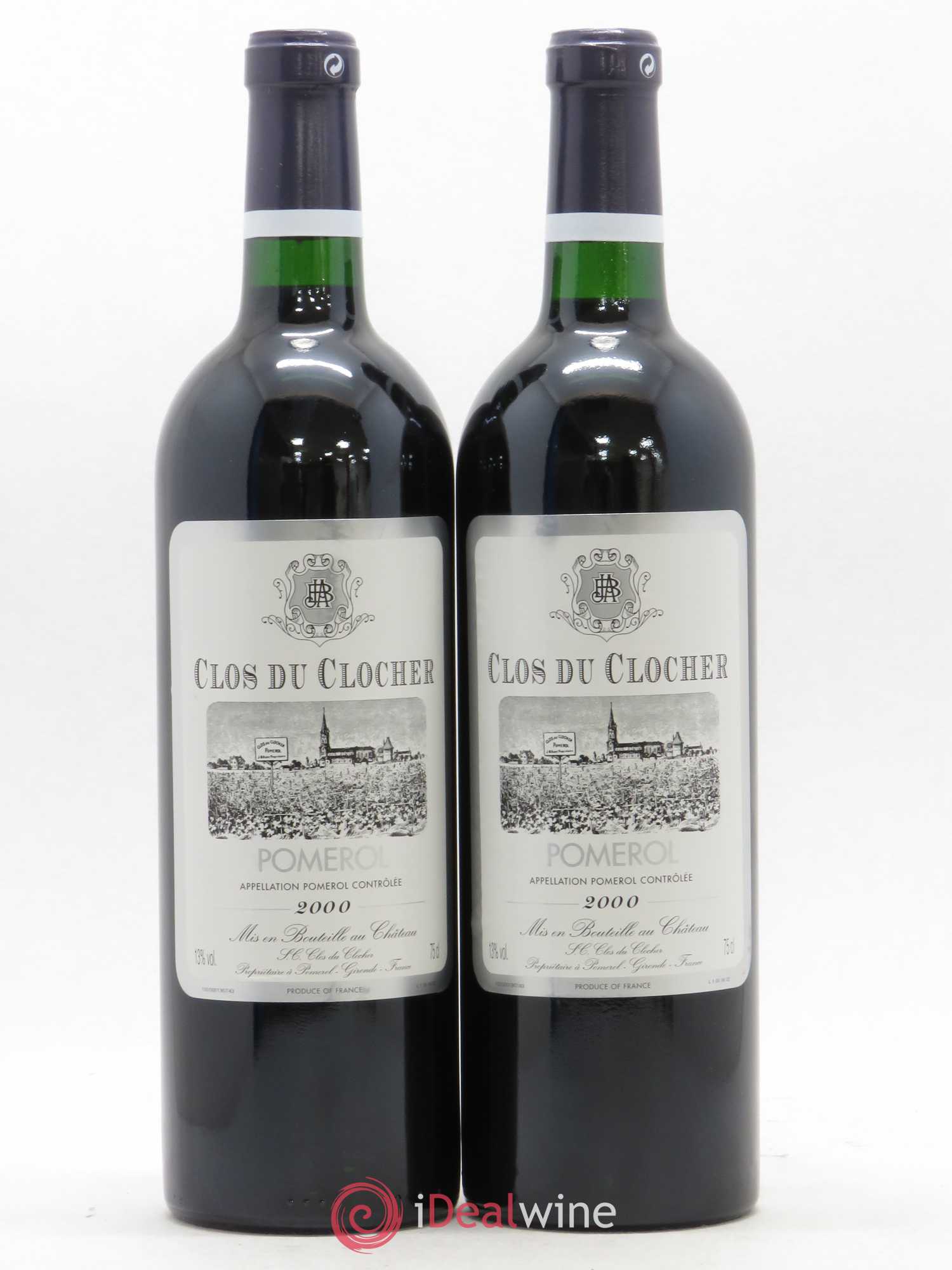 Clos du Clocher 2000 - Lot de 2 bouteilles - 0