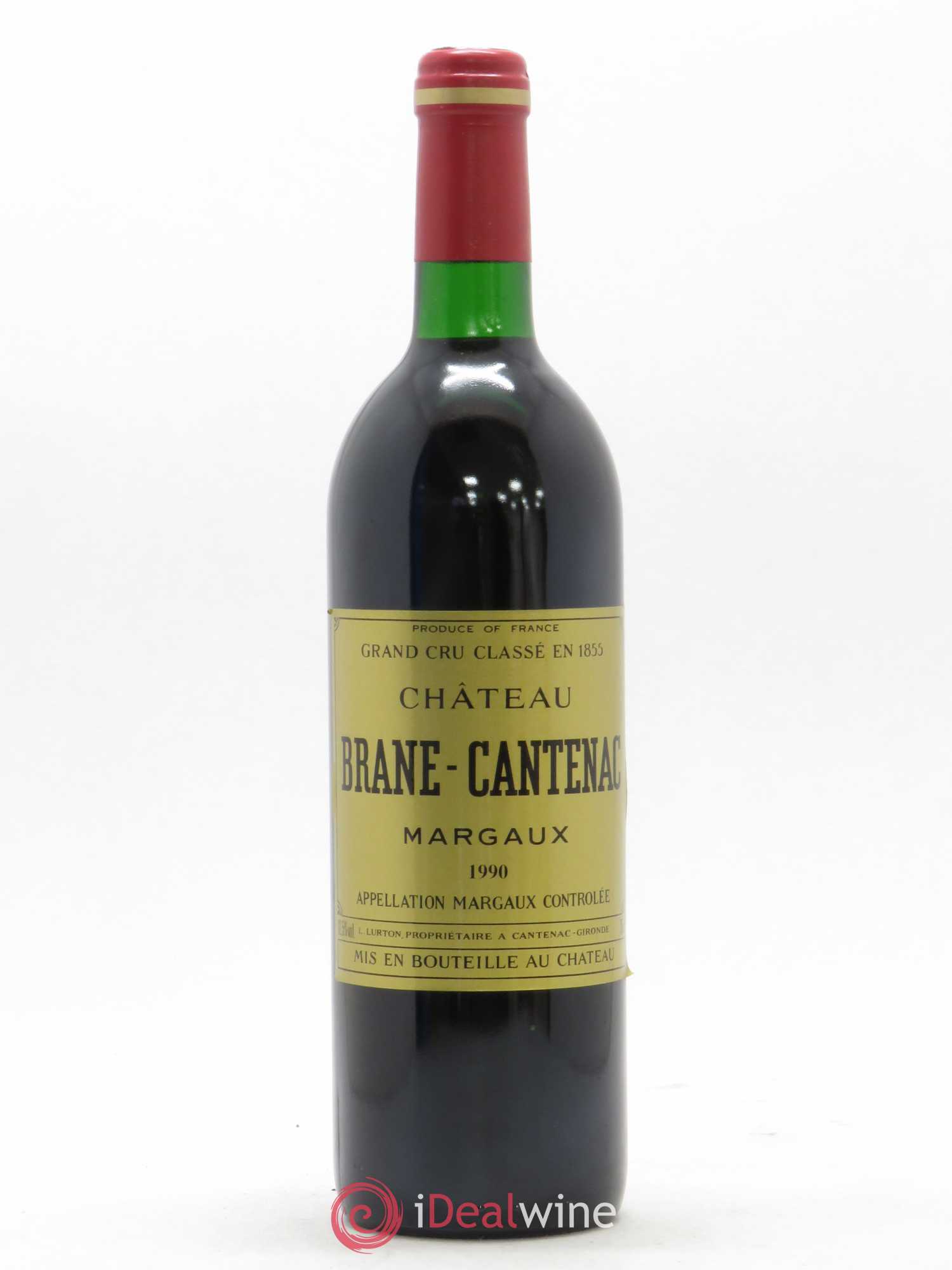 Château Brane Cantenac 2ème Grand Cru Classé 1990 - Lot de 1 bouteille - 0