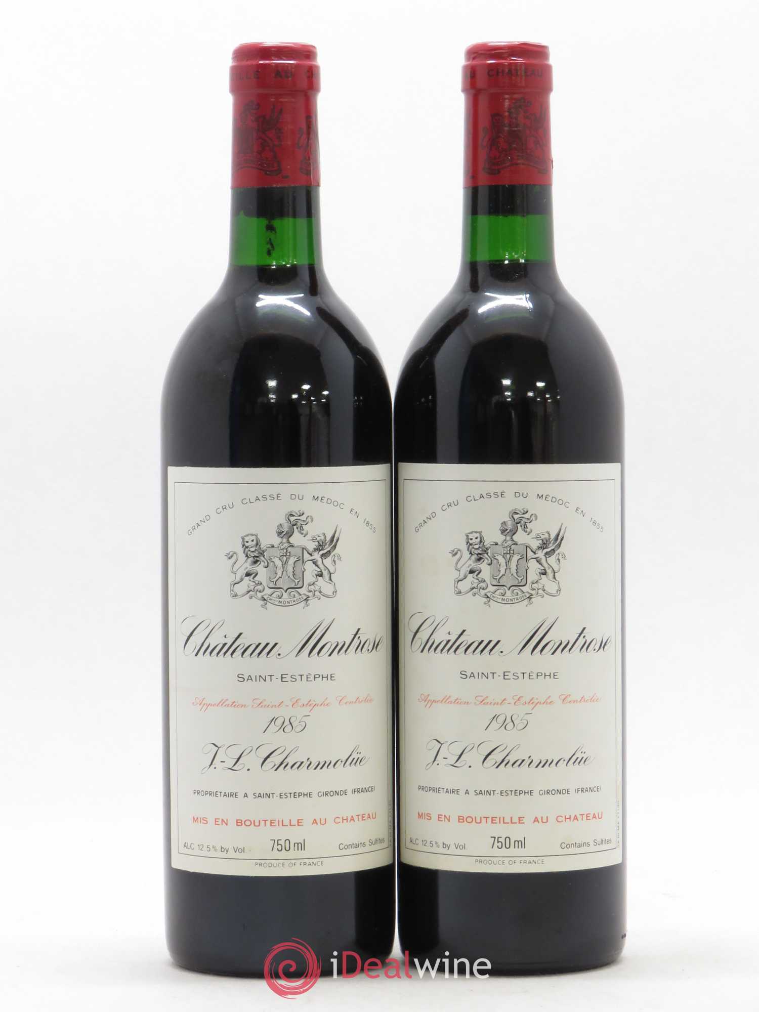 Château Montrose 2ème Grand Cru Classé 1985 - Lot de 2 bouteilles - 0