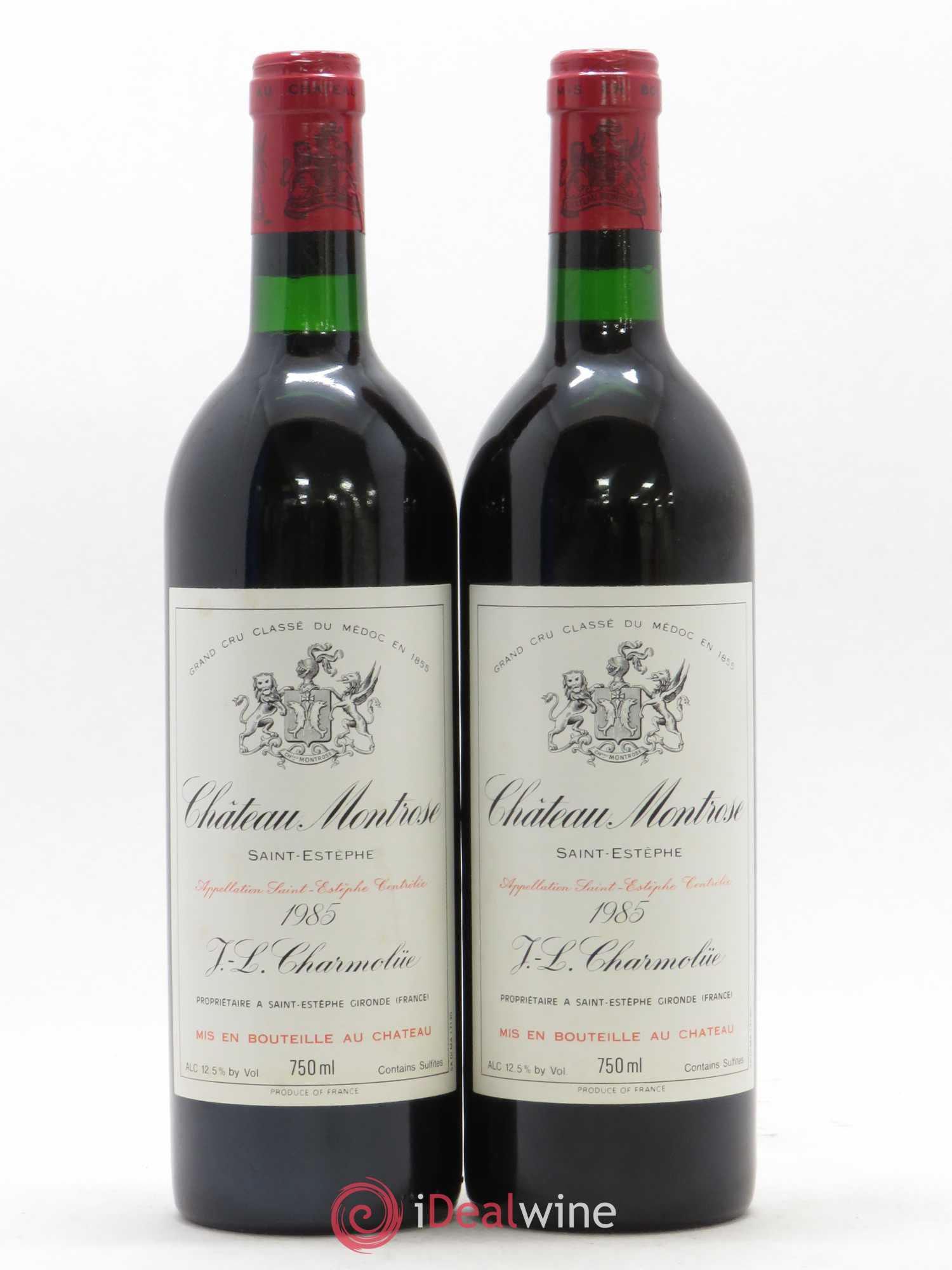 Château Montrose 2ème Grand Cru Classé 1985 - Lot de 2 bouteilles - 0