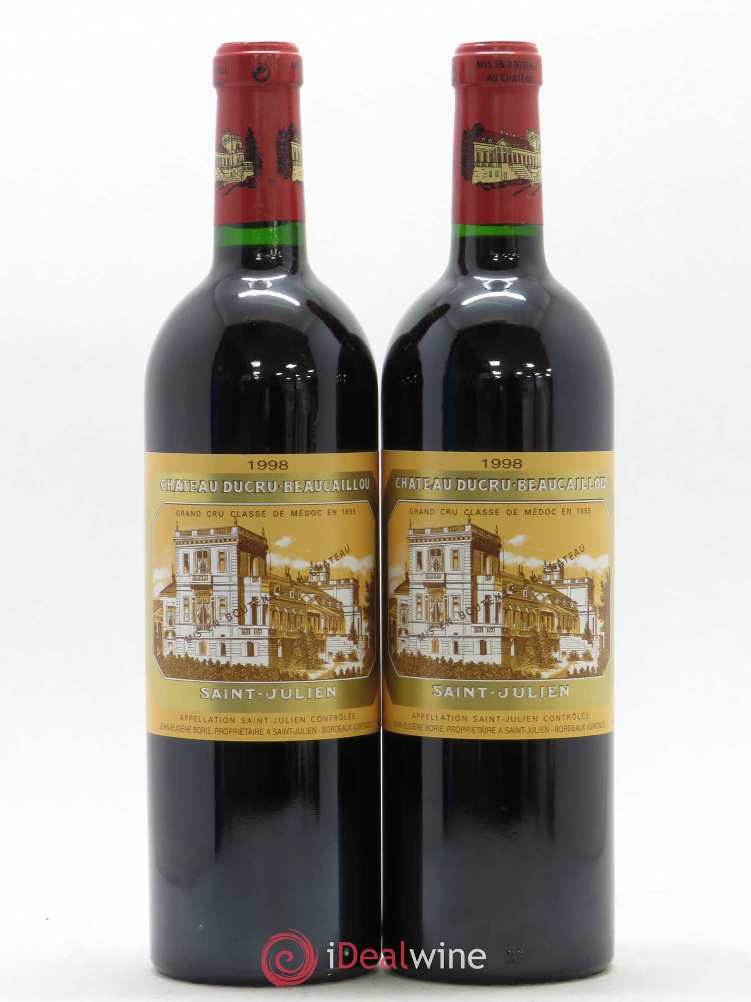 Château Ducru Beaucaillou 2ème Grand Cru Classé 1998 - Lot de 2 bouteilles - 0