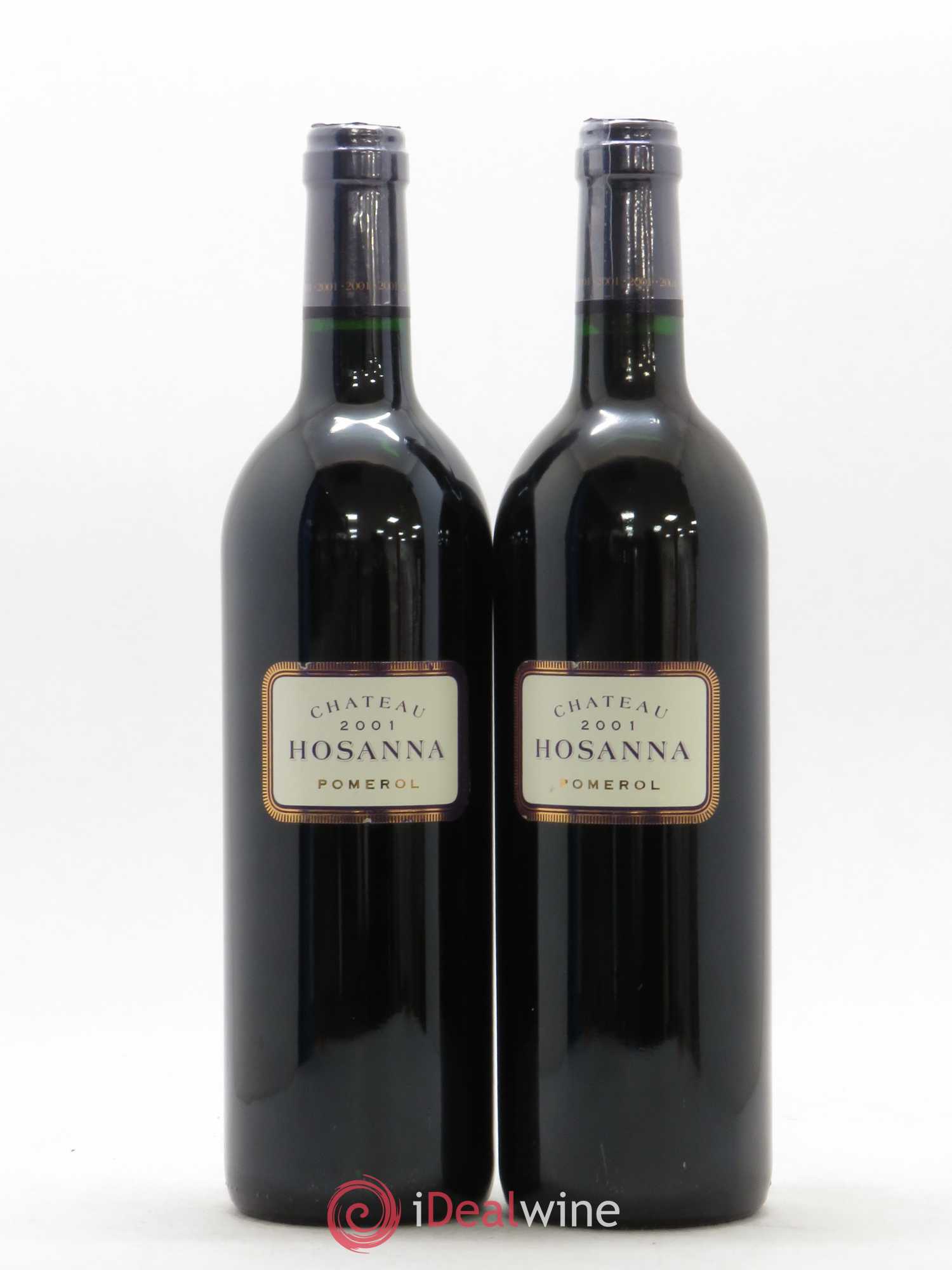 Château Hosanna 2001 - Lot de 2 bouteilles - 0
