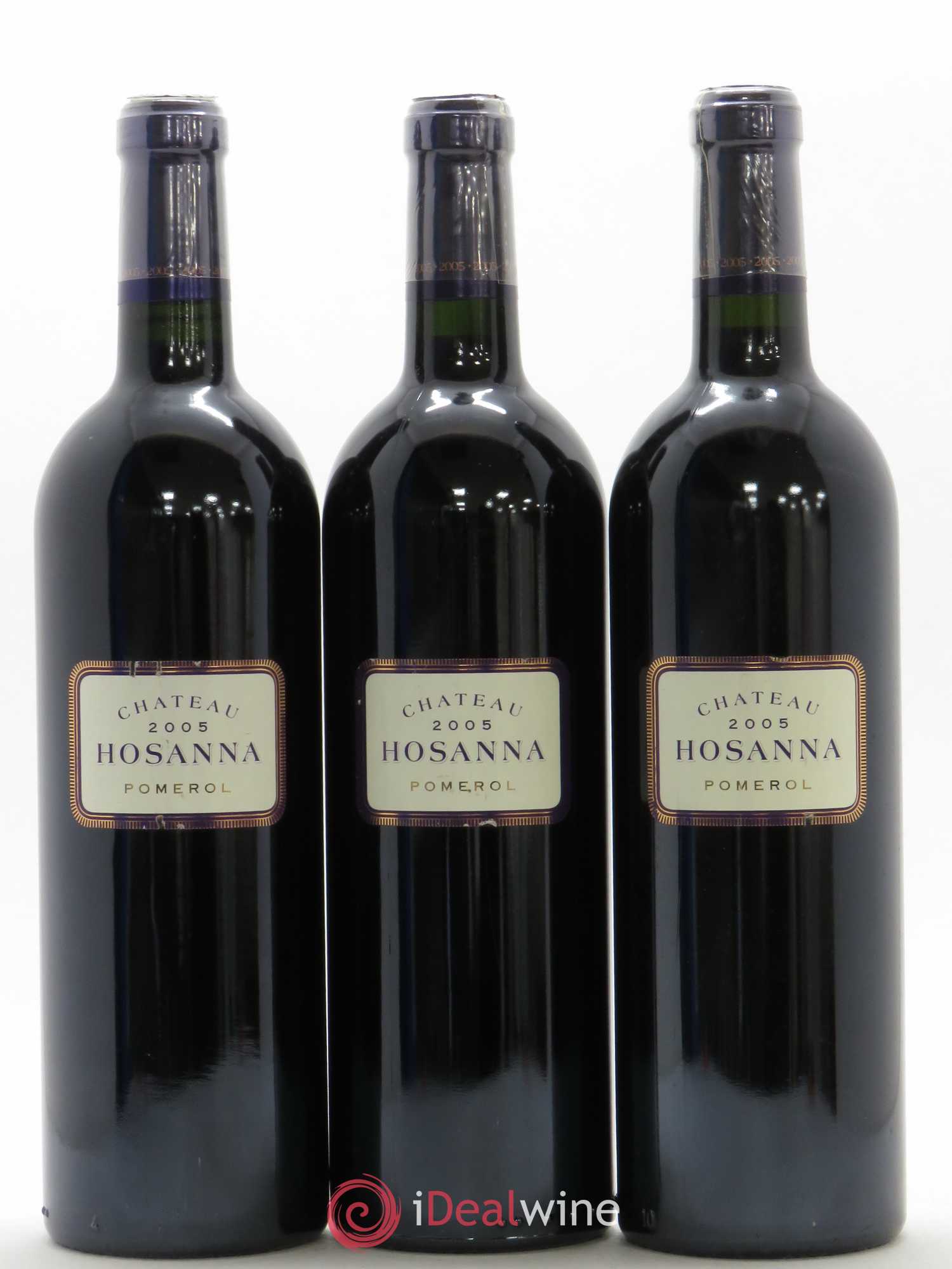 Château Hosanna 2005 - Lot de 3 bouteilles - 0