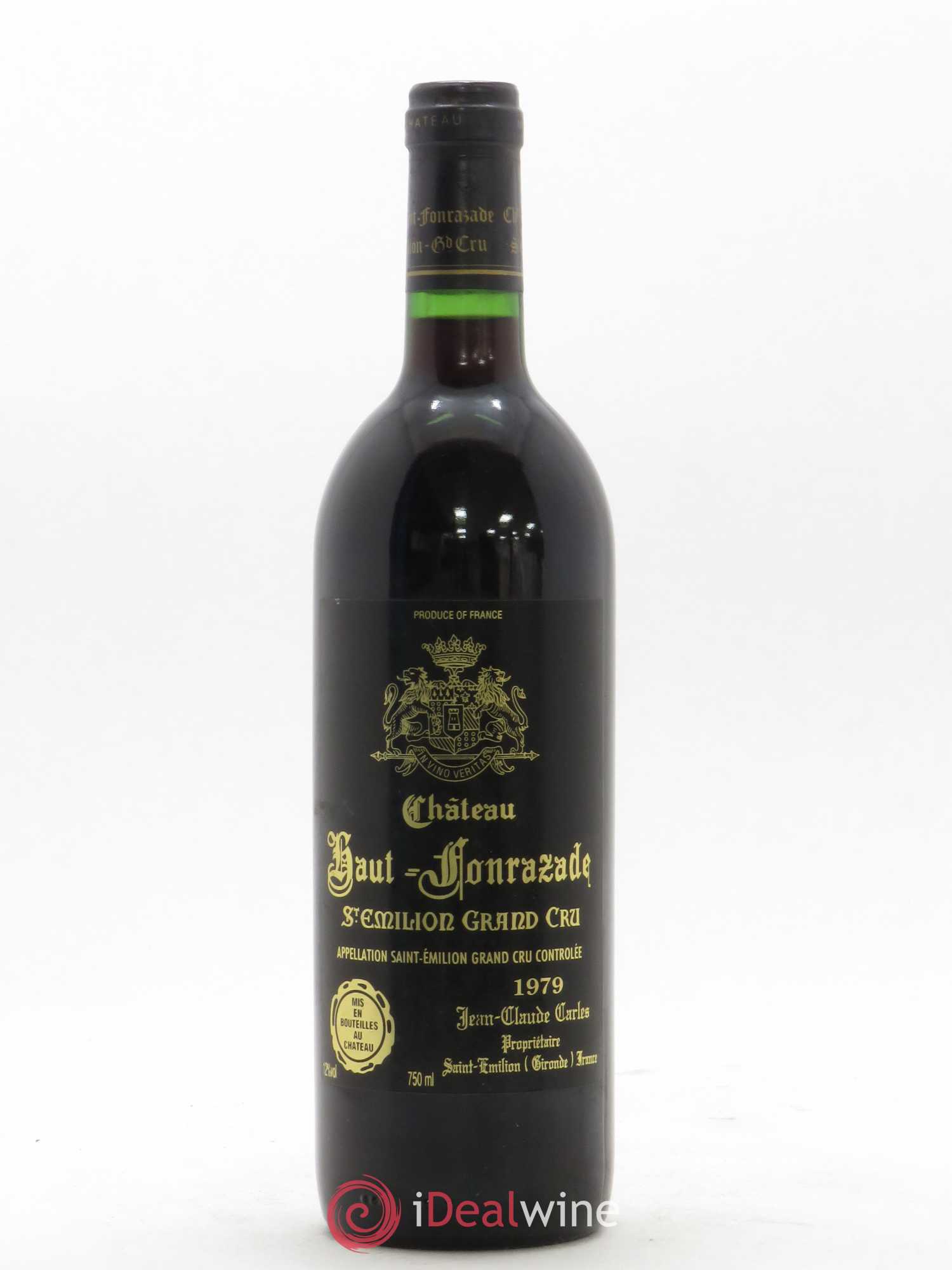 Saint-Émilion Grand Cru Haut Fonrazade 1979 - Lot de 1 bouteille - 0