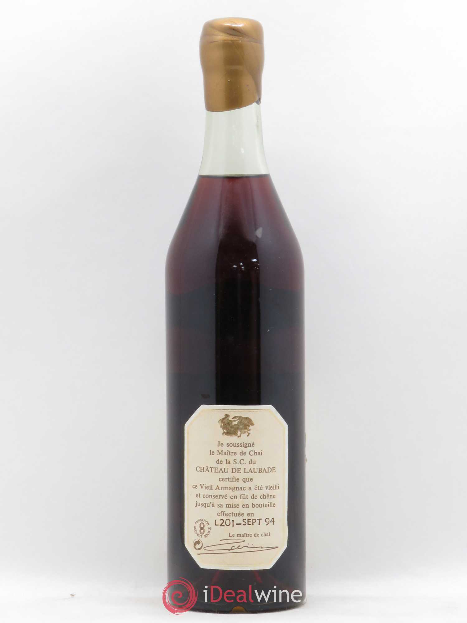 Armagnac Laubade 1944 - Posten von 1 Flasche - 1