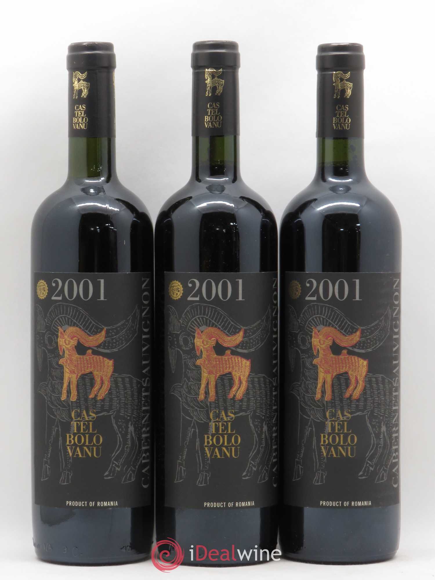 Vins Etrangers Roumanie Castel Bolovanu Cabernet Sauvignon 2001 - Lot de 6 bouteilles - 2