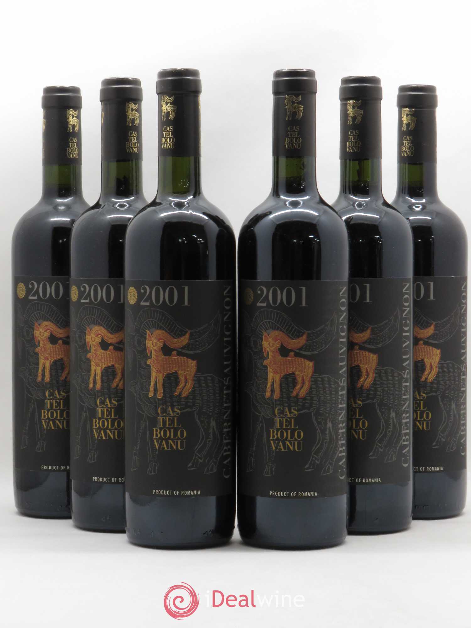 Vins Etrangers Roumanie Castel Bolovanu Cabernet Sauvignon 2001 - Lot de 6 bouteilles - 0