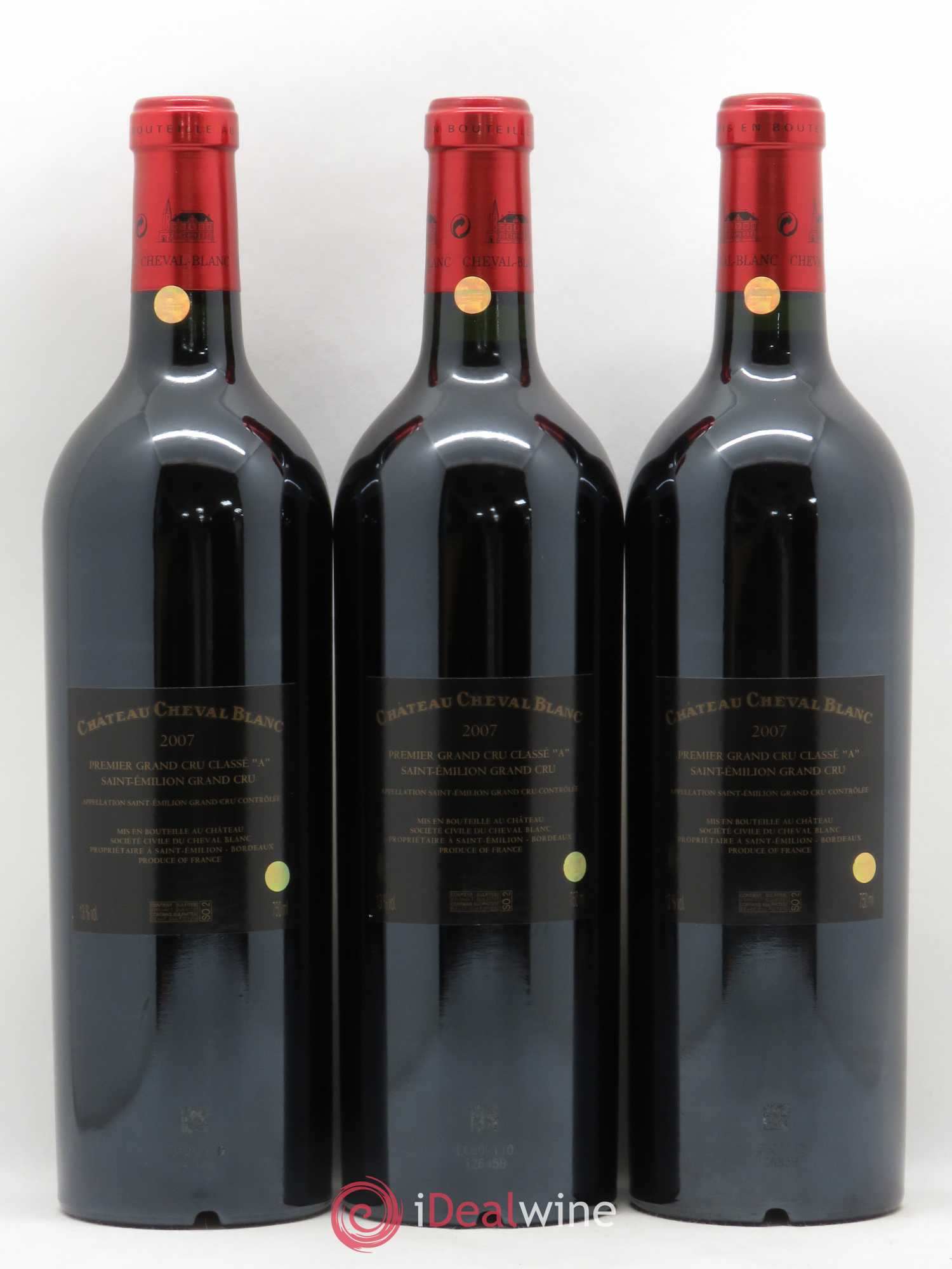 Château Cheval Blanc 1er Grand Cru Classé A 2007 - Lot of 6 bottles - 2