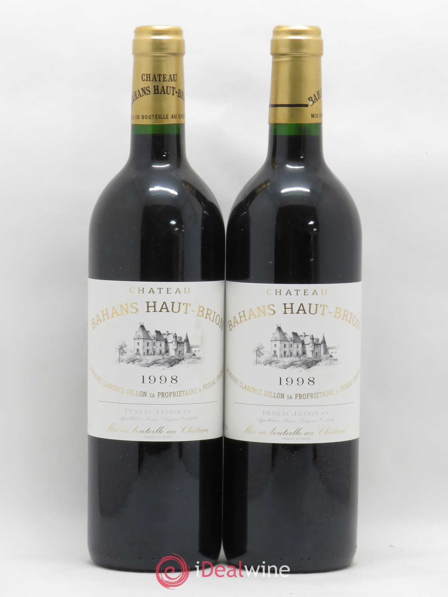 Clarence (Bahans) de Haut-Brion Second Vin 1998 - Lot de 2 bouteilles - 0
