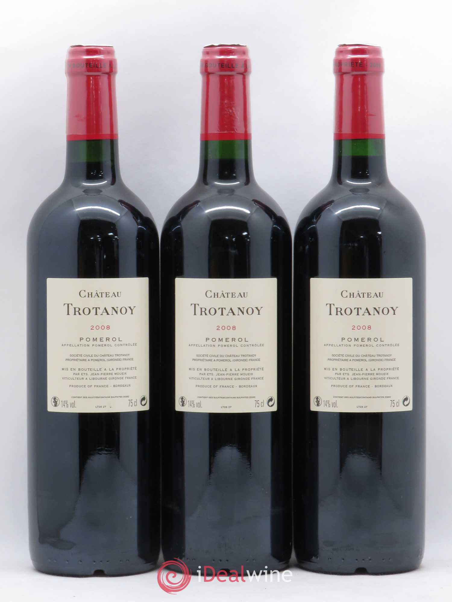 Château Trotanoy 2008 - Lot de 6 bouteilles - 4