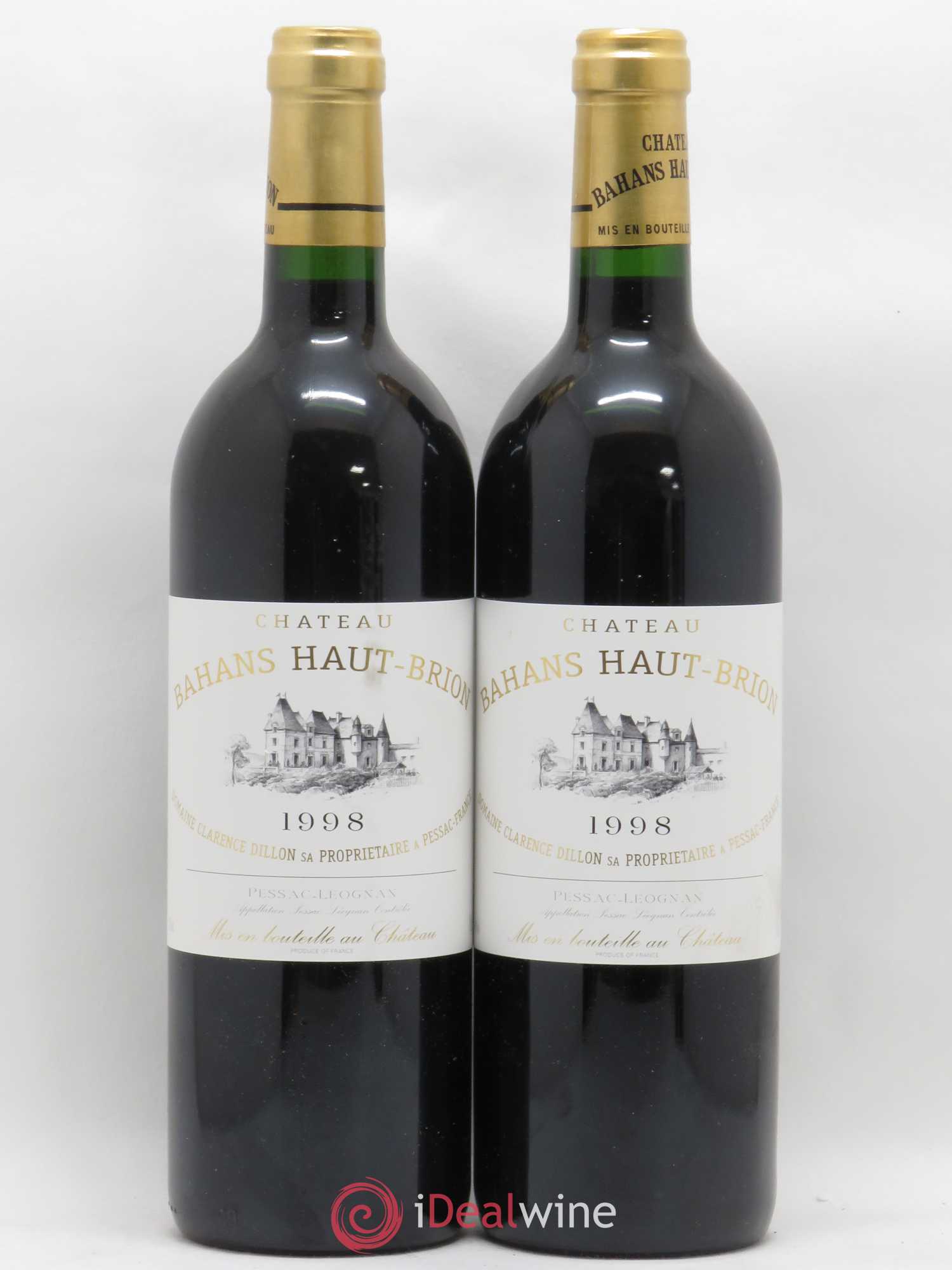 Clarence (Bahans) de Haut-Brion Second Vin 1998 - Lot de 2 bouteilles - 0