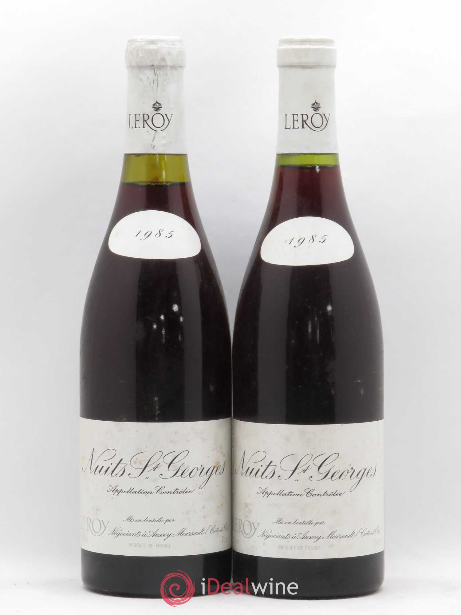 Nuits-Saint-Georges Leroy SA 1985 - Lot de 2 bouteilles - 0