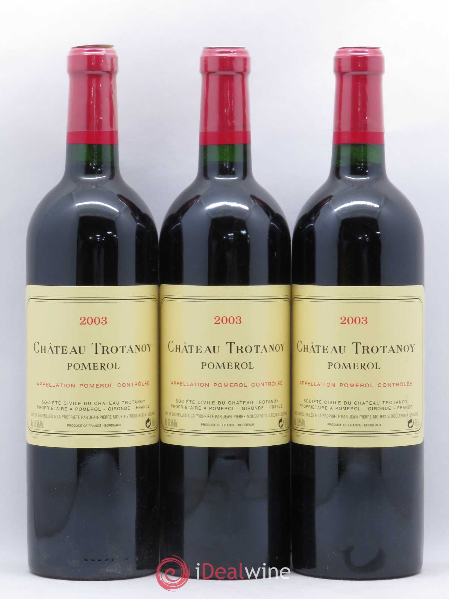 Château Trotanoy 2003 - Lot de 6 bouteilles - 1