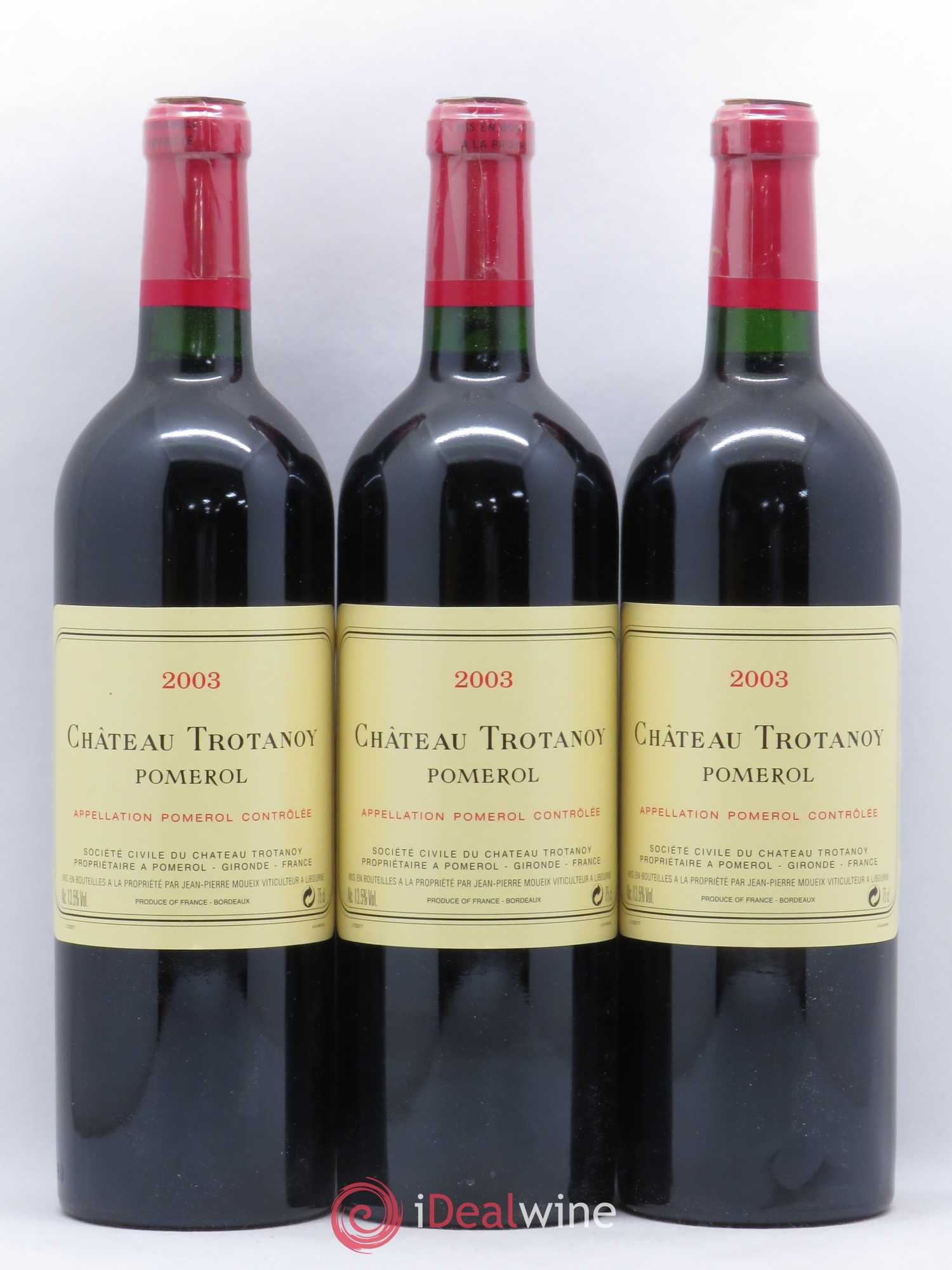 Château Trotanoy 2003 - Lot de 6 bouteilles - 2
