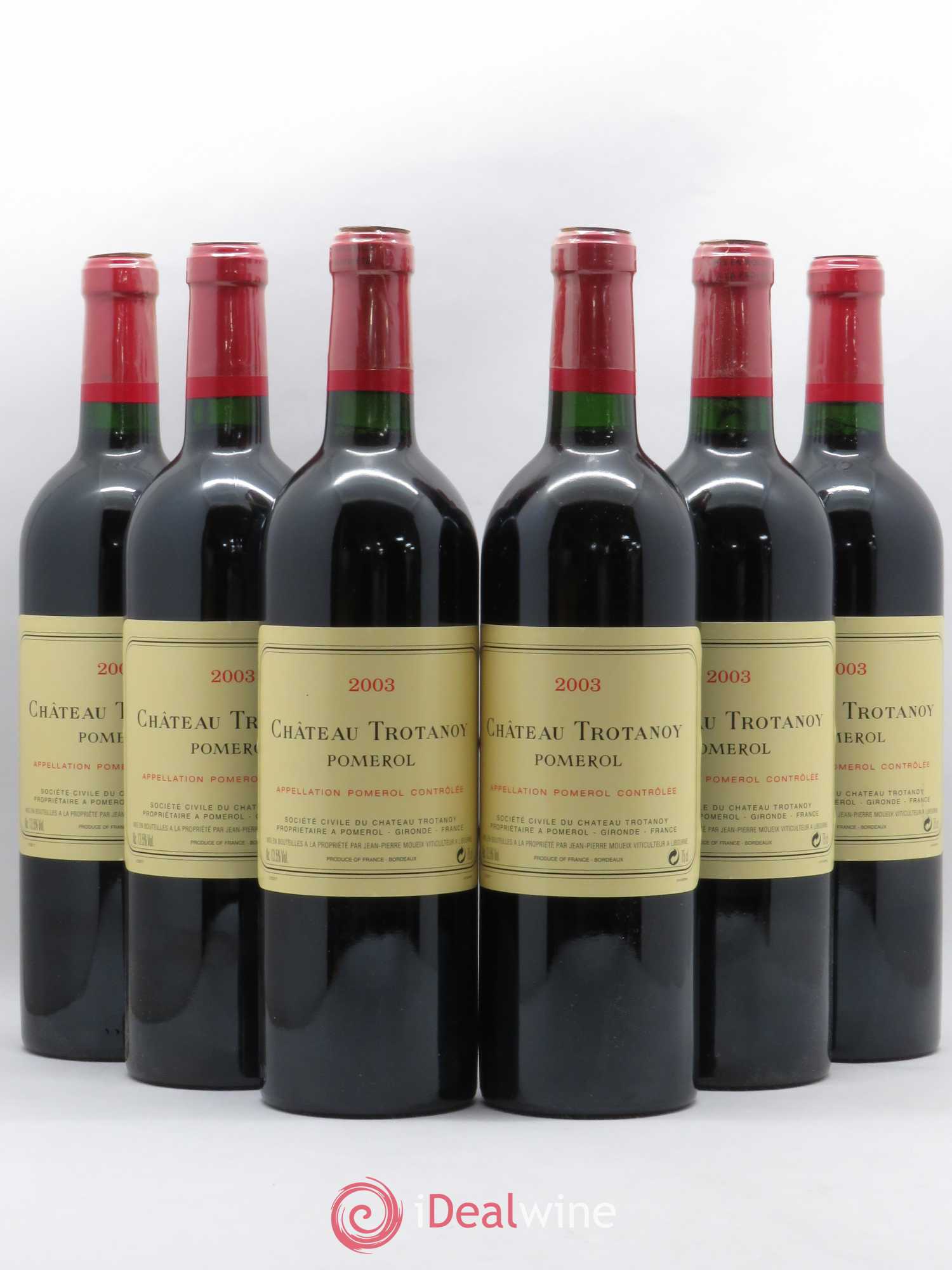 Château Trotanoy 2003 - Lot de 6 bouteilles - 0