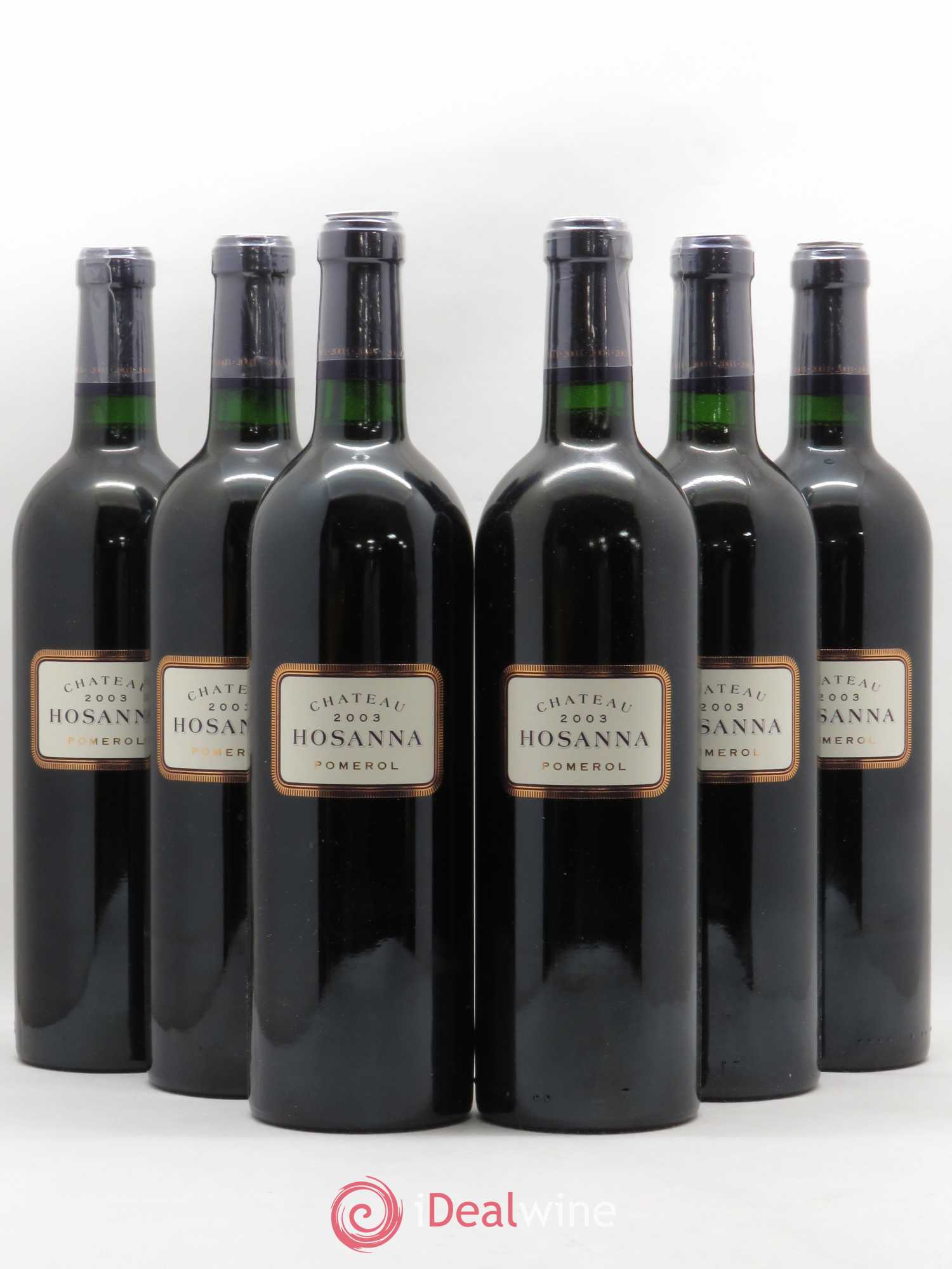 Château Hosanna 2003 - Lot de 6 bouteilles - 0
