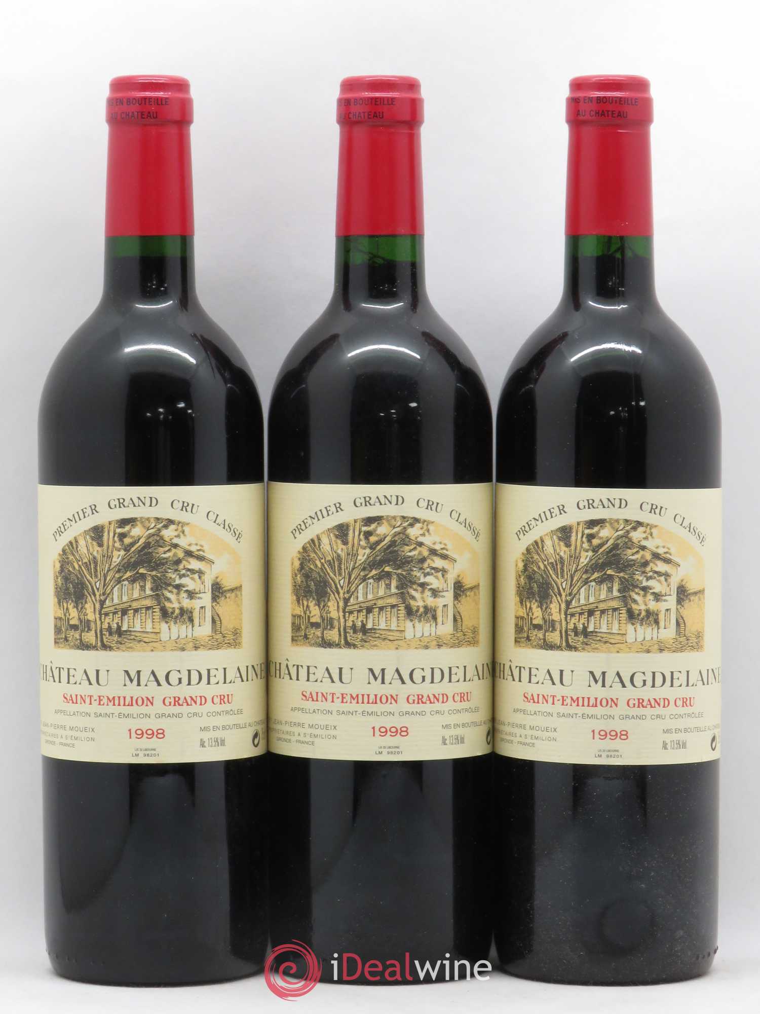 Château Magdelaine 1998 - Lot de 12 bouteilles - 2