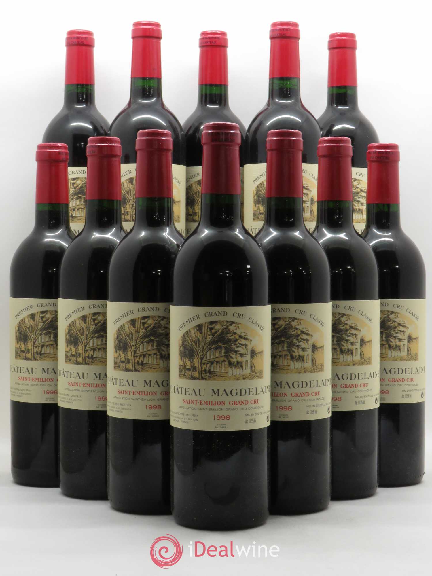 Château Magdelaine 1998 - Lot de 12 bouteilles - 0