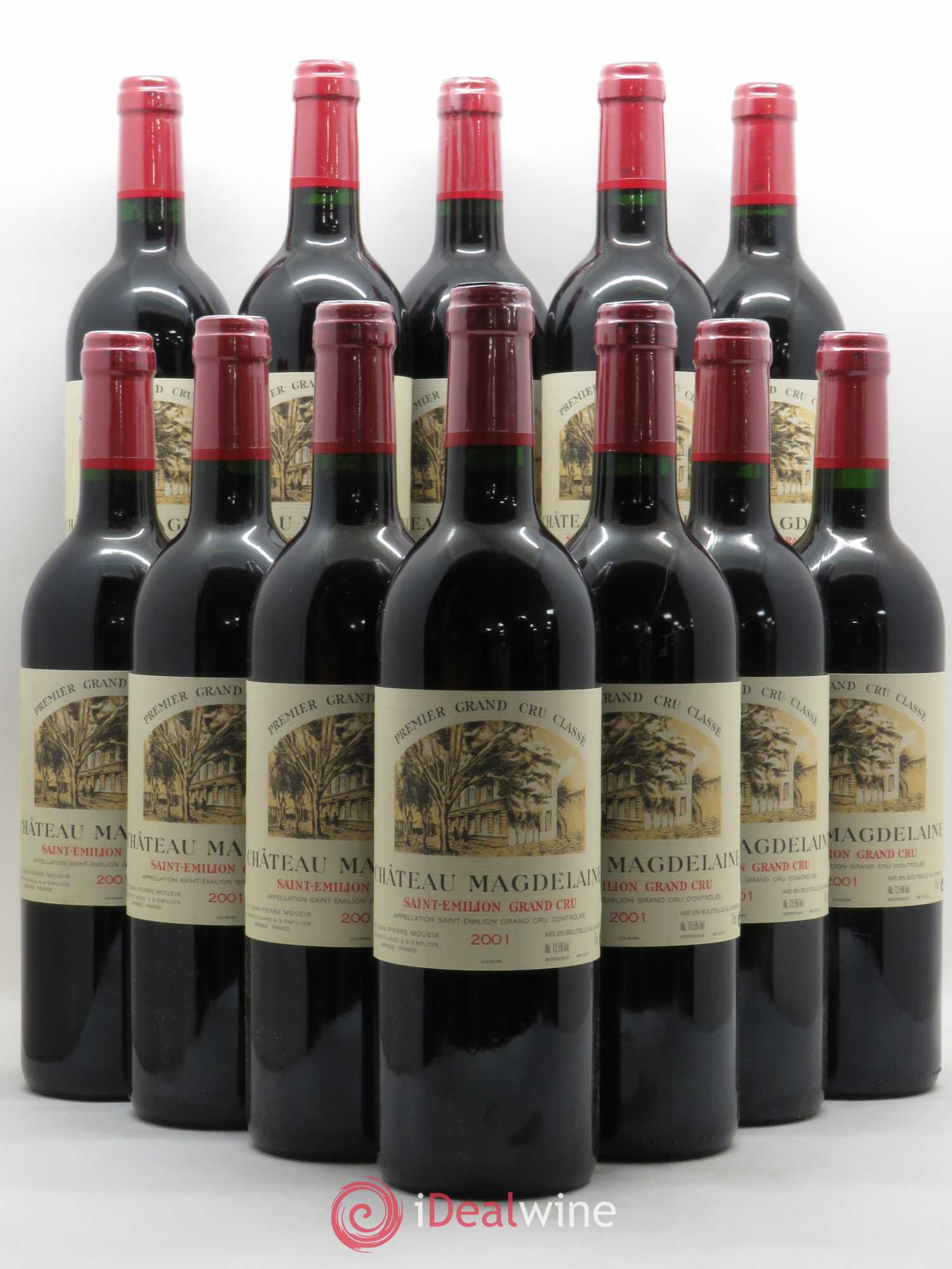 Château Magdelaine 2001 - Lot de 12 bouteilles - 0