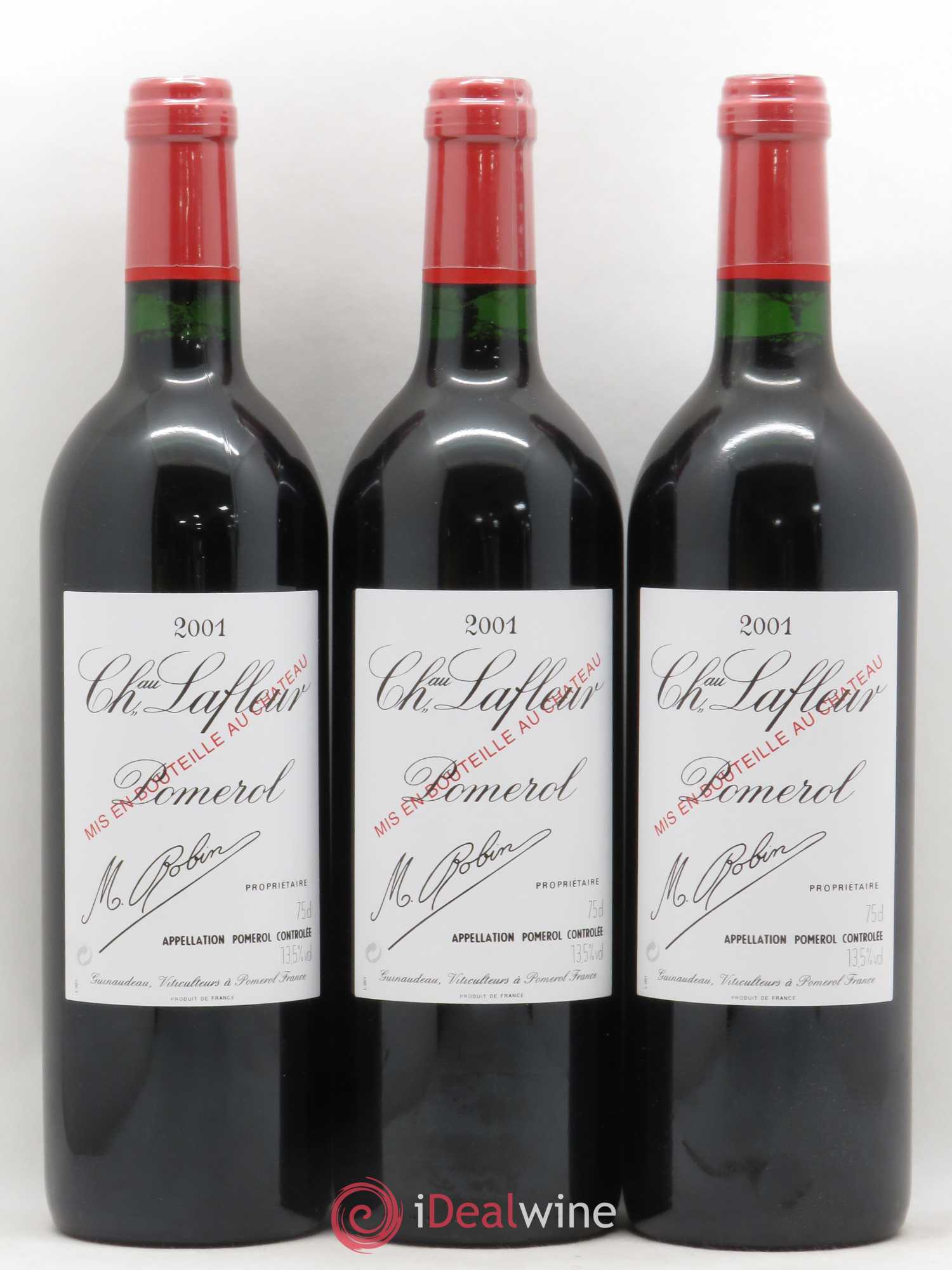 Château Lafleur 2001 - Lot de 3 bouteilles - 0