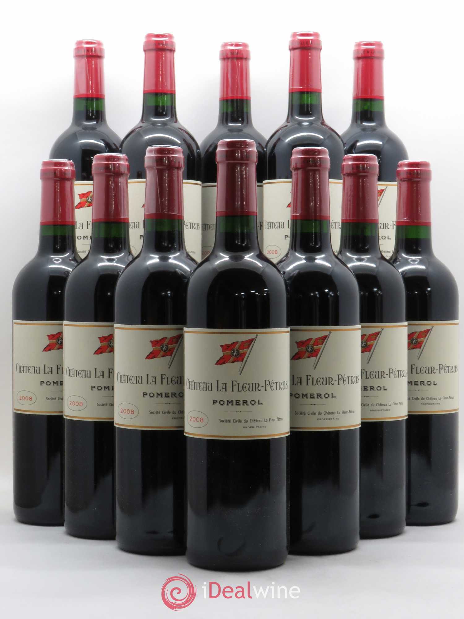 Château la Fleur Petrus 2008 - Lot de 12 bouteilles - 0