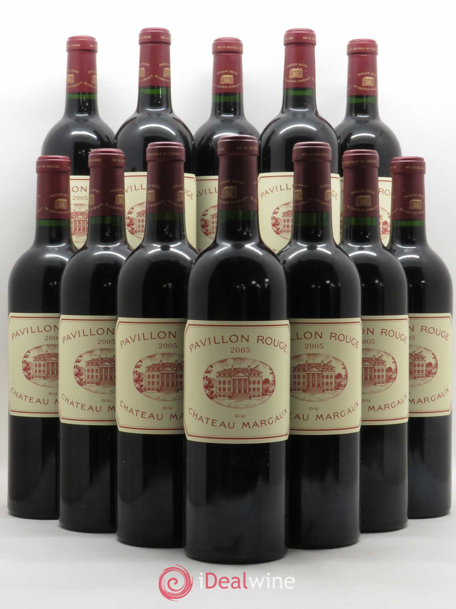 Pavillon Rouge du Château Margaux Second Vin 2005 - Lot de 12 bouteilles - 0