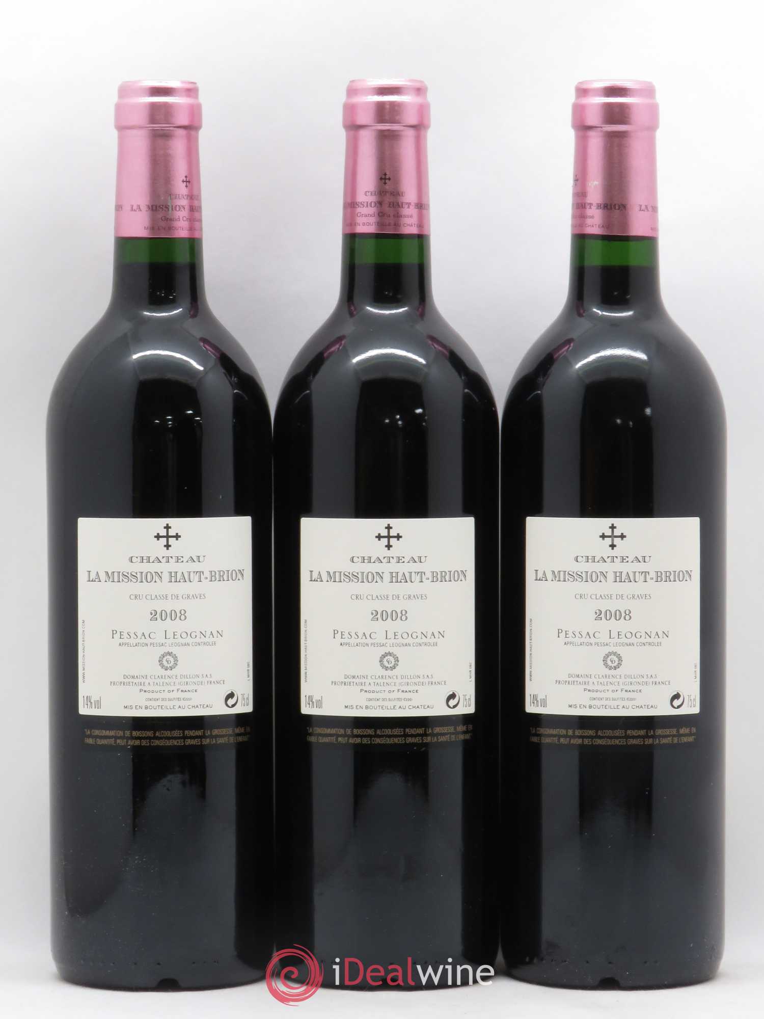 Château la Mission Haut-Brion Cru Classé de Graves 2008 - Lot de 12 bouteilles - 4